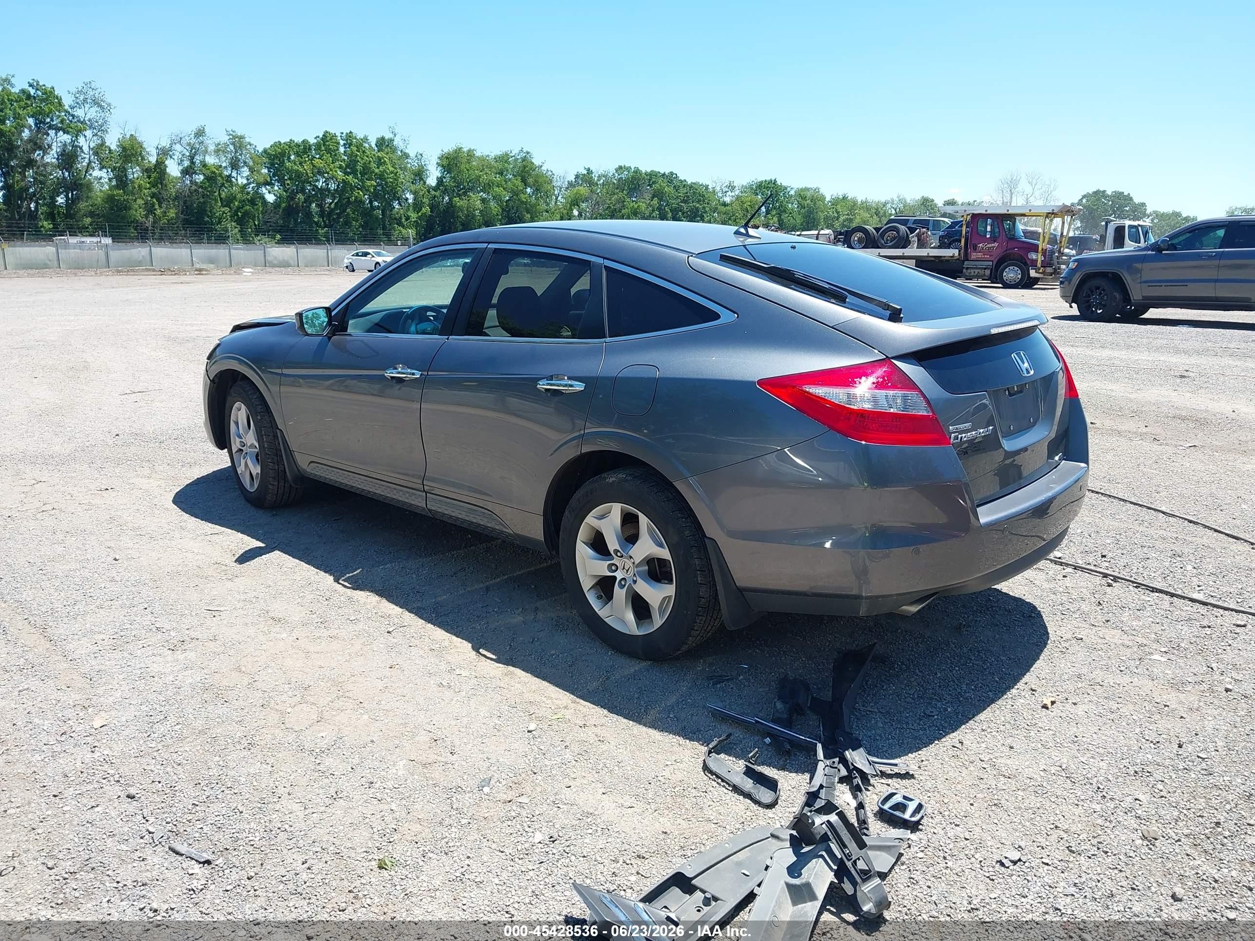 2010 Honda Accord Crosstour Ex-l Gray vin: 5J6TF2H51AL009856