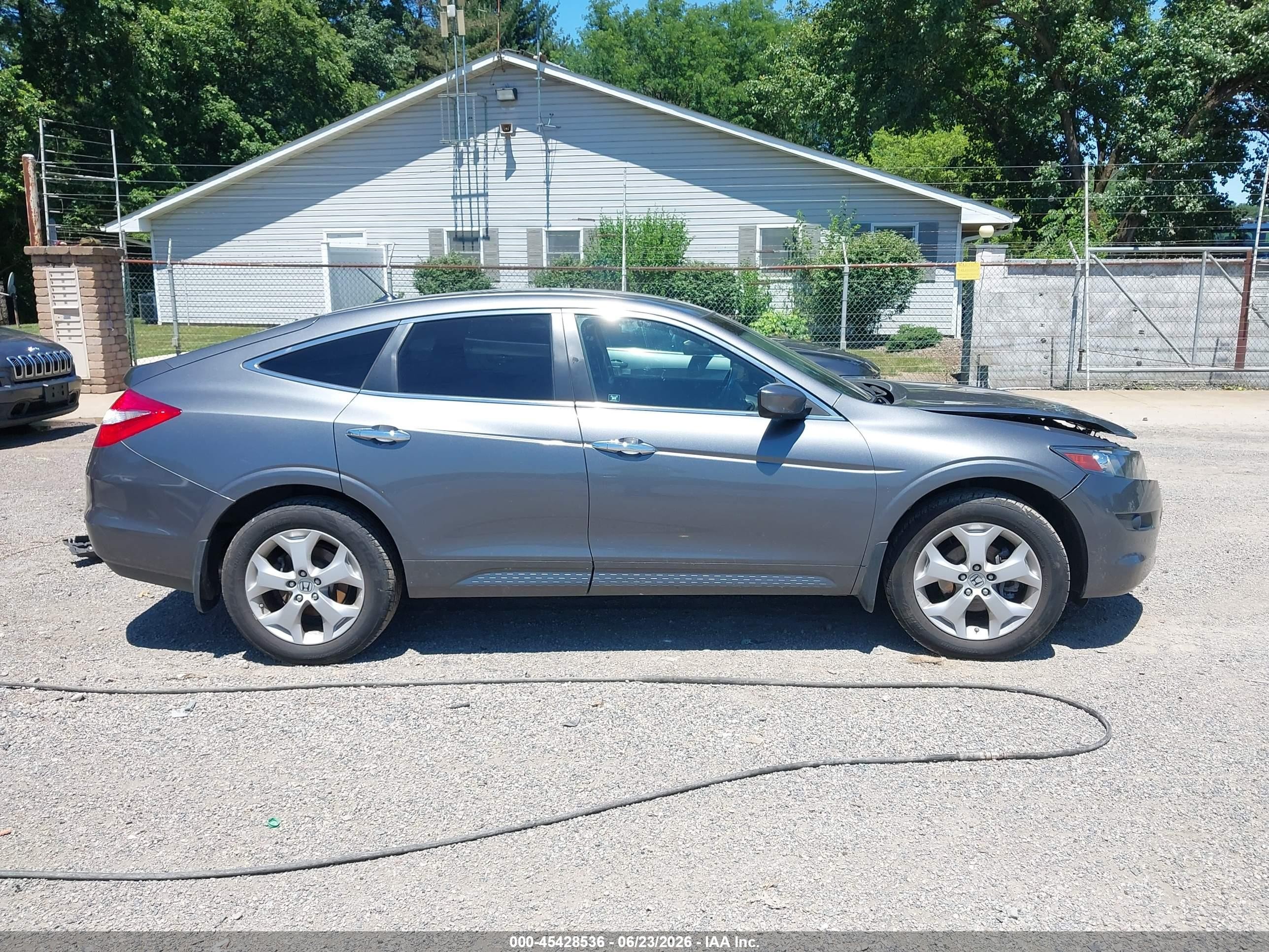 2010 Honda Accord Crosstour Ex-l Gray vin: 5J6TF2H51AL009856
