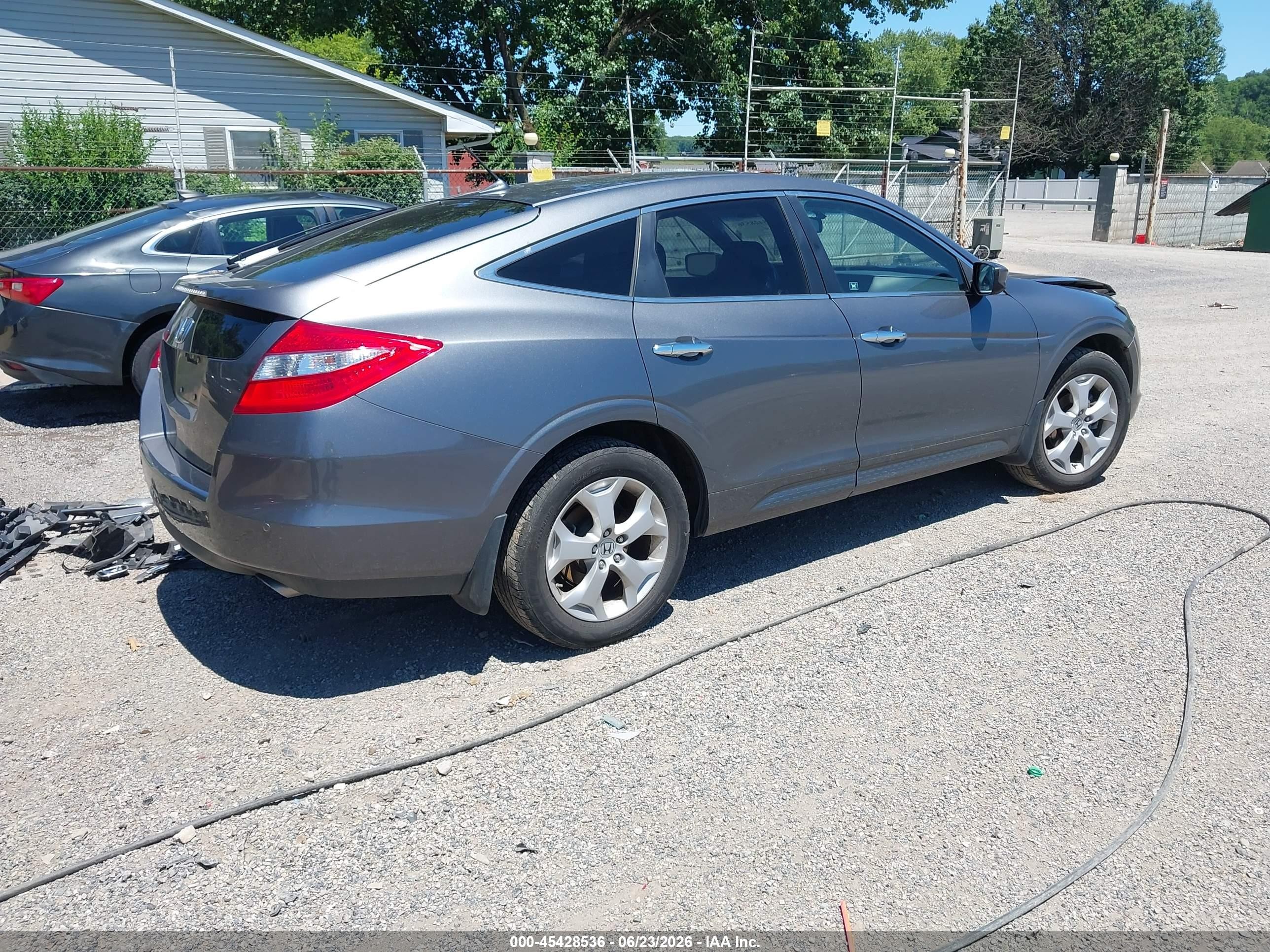 2010 Honda Accord Crosstour Ex-l Gray vin: 5J6TF2H51AL009856