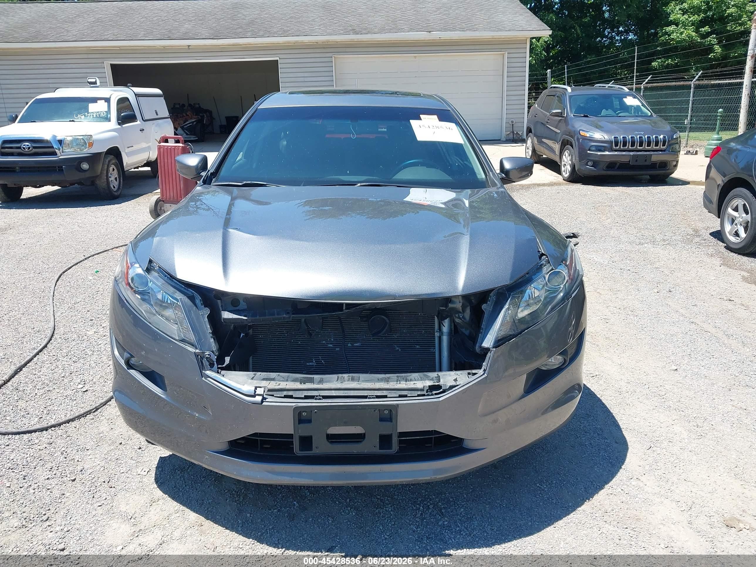 2010 Honda Accord Crosstour Ex-l Gray vin: 5J6TF2H51AL009856