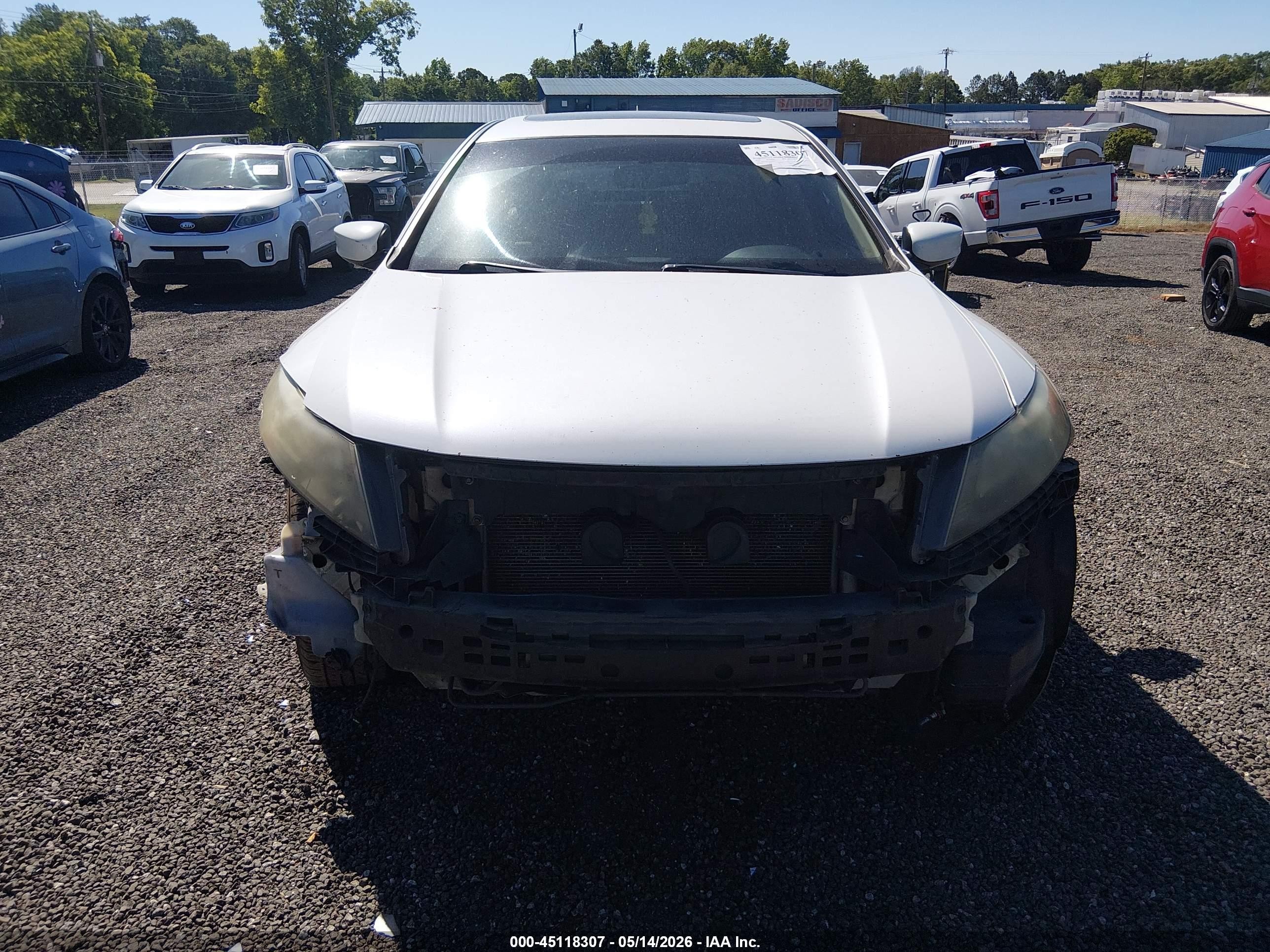 2010 Honda Accord Crosstour Ex-l White vin: 5J6TF2H51AL010571