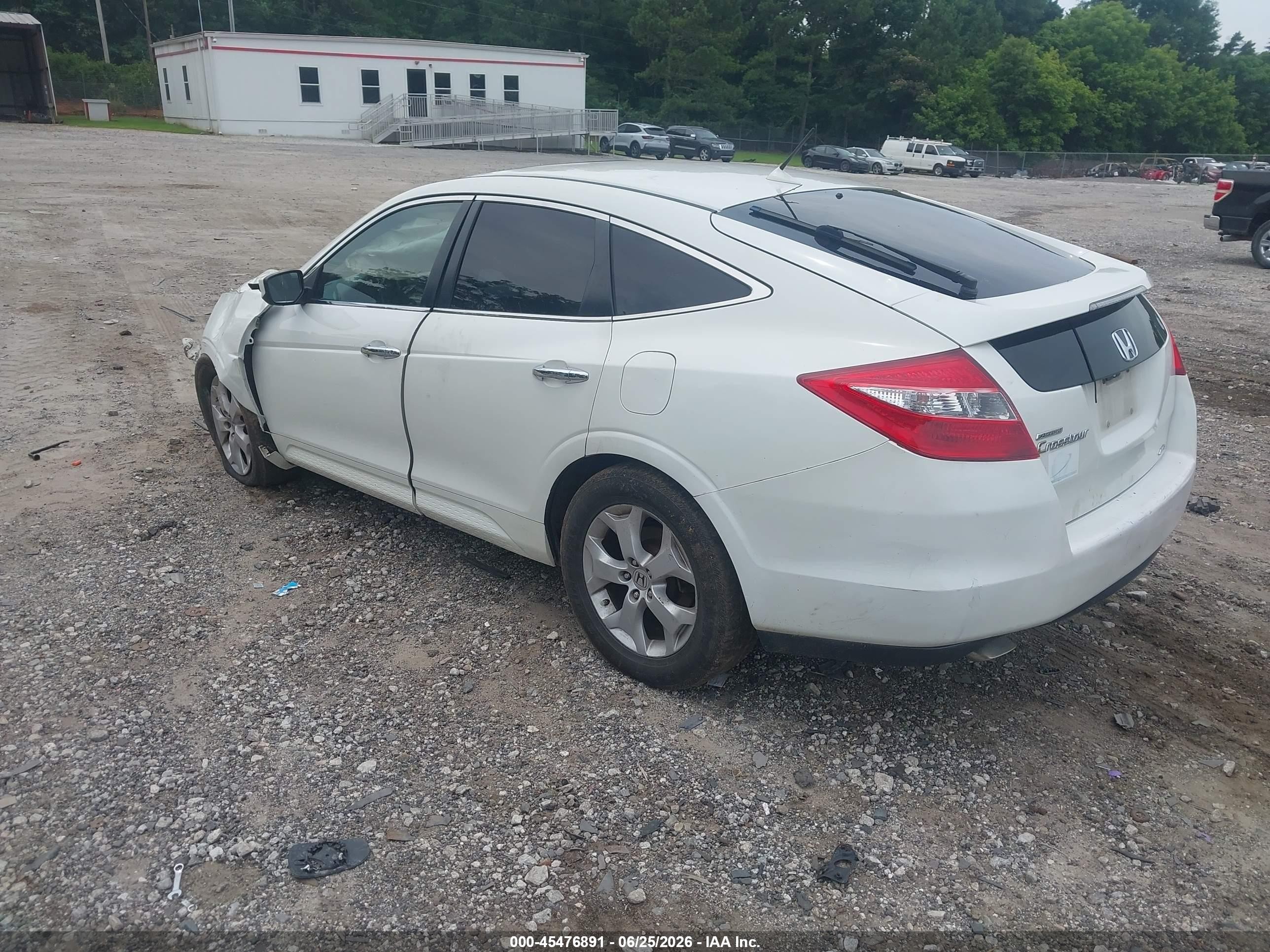 2011 Honda Accord Crosstour Ex-l White vin: 5J6TF2H51BL003041