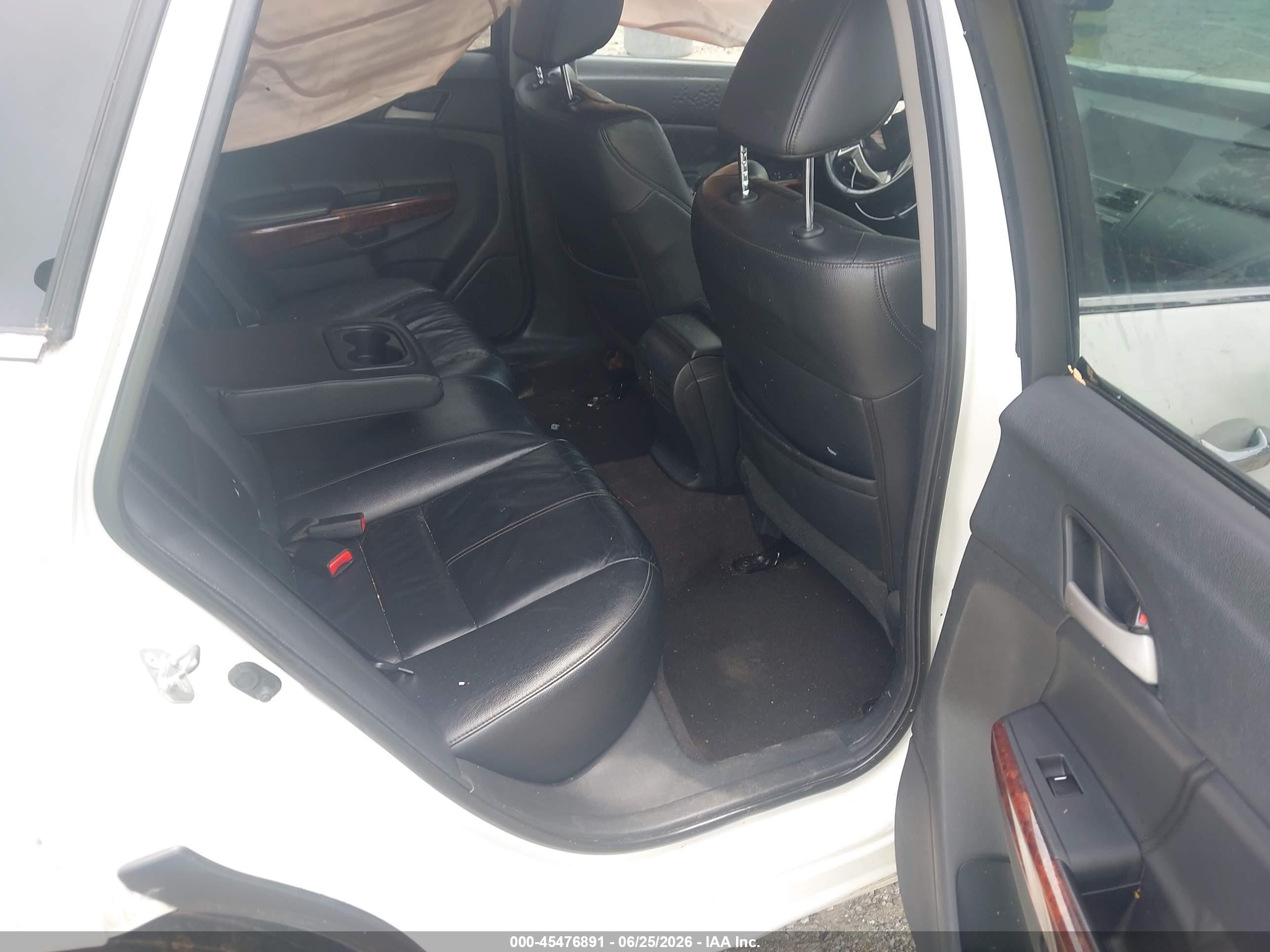 2011 Honda Accord Crosstour Ex-l White vin: 5J6TF2H51BL003041