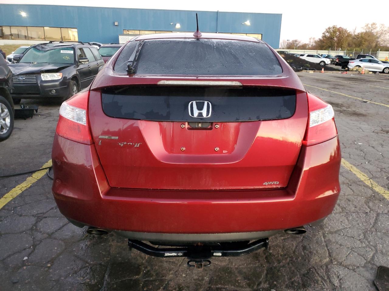 2011 Honda Accord Crosstour Exl Burgundy vin: 5J6TF2H51BL004545