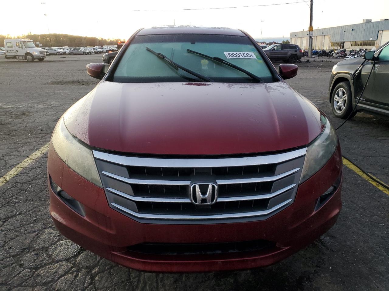 2011 Honda Accord Crosstour Exl Burgundy vin: 5J6TF2H51BL004545