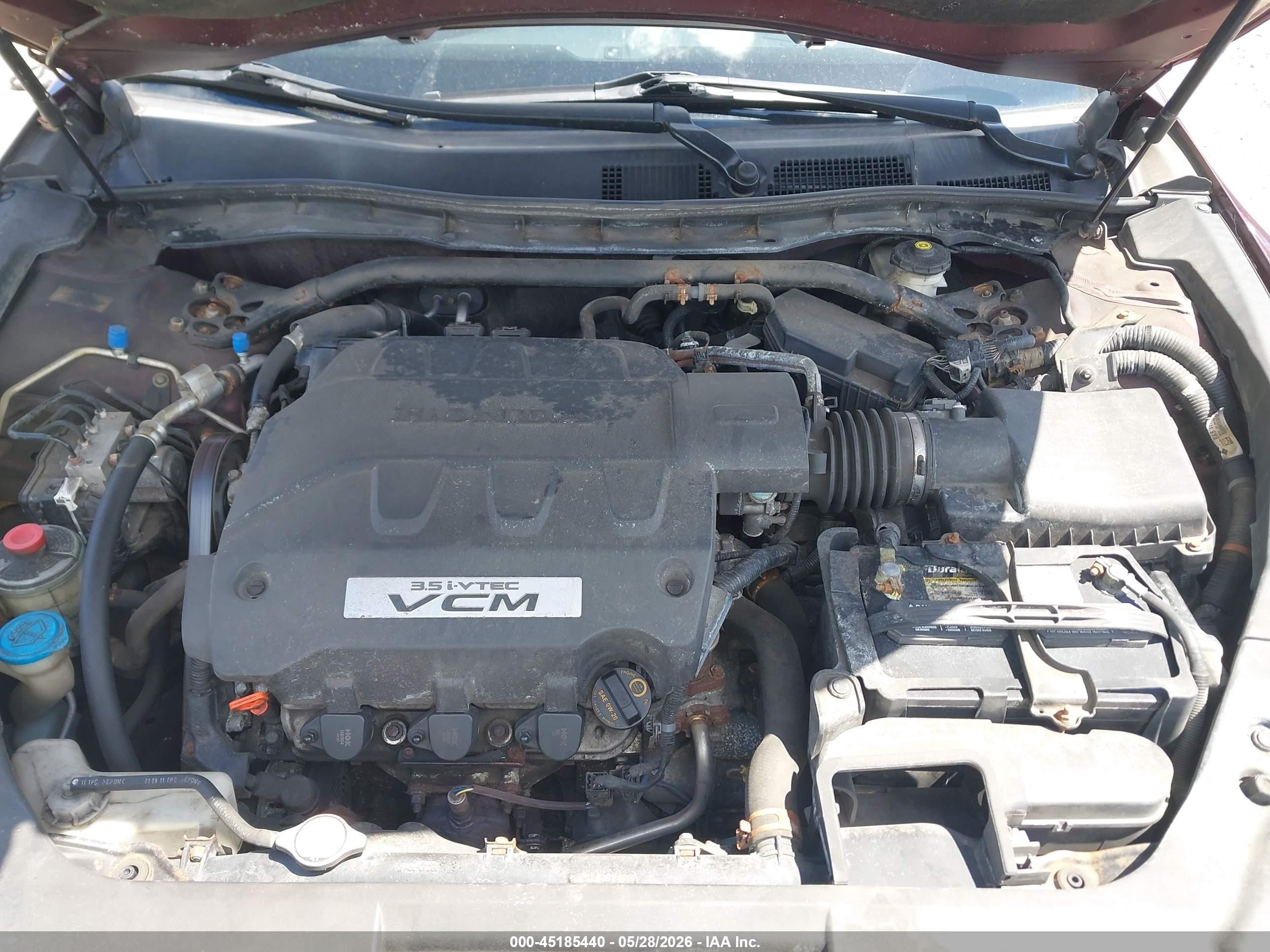 2012 Honda Crosstour Ex-l Maroon vin: 5J6TF2H51CL003770