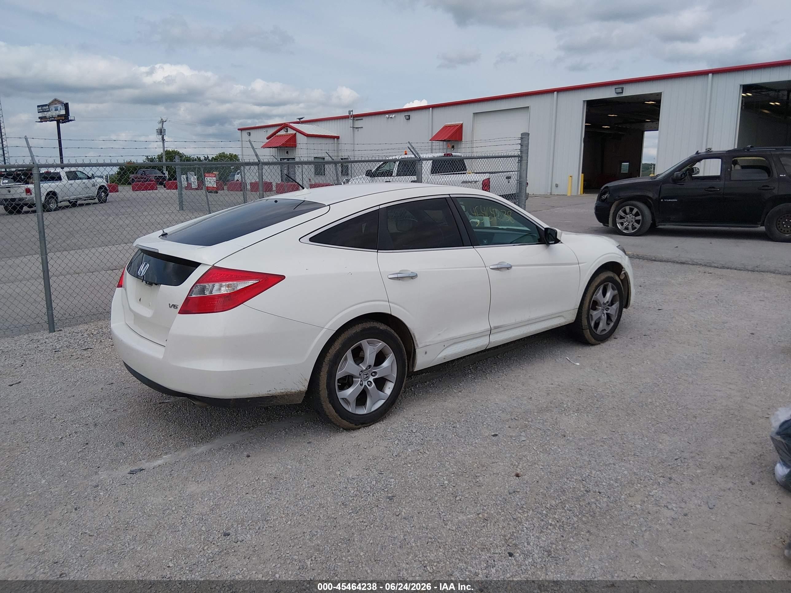 2012 Honda Crosstour Ex-l White vin: 5J6TF2H51CL011030