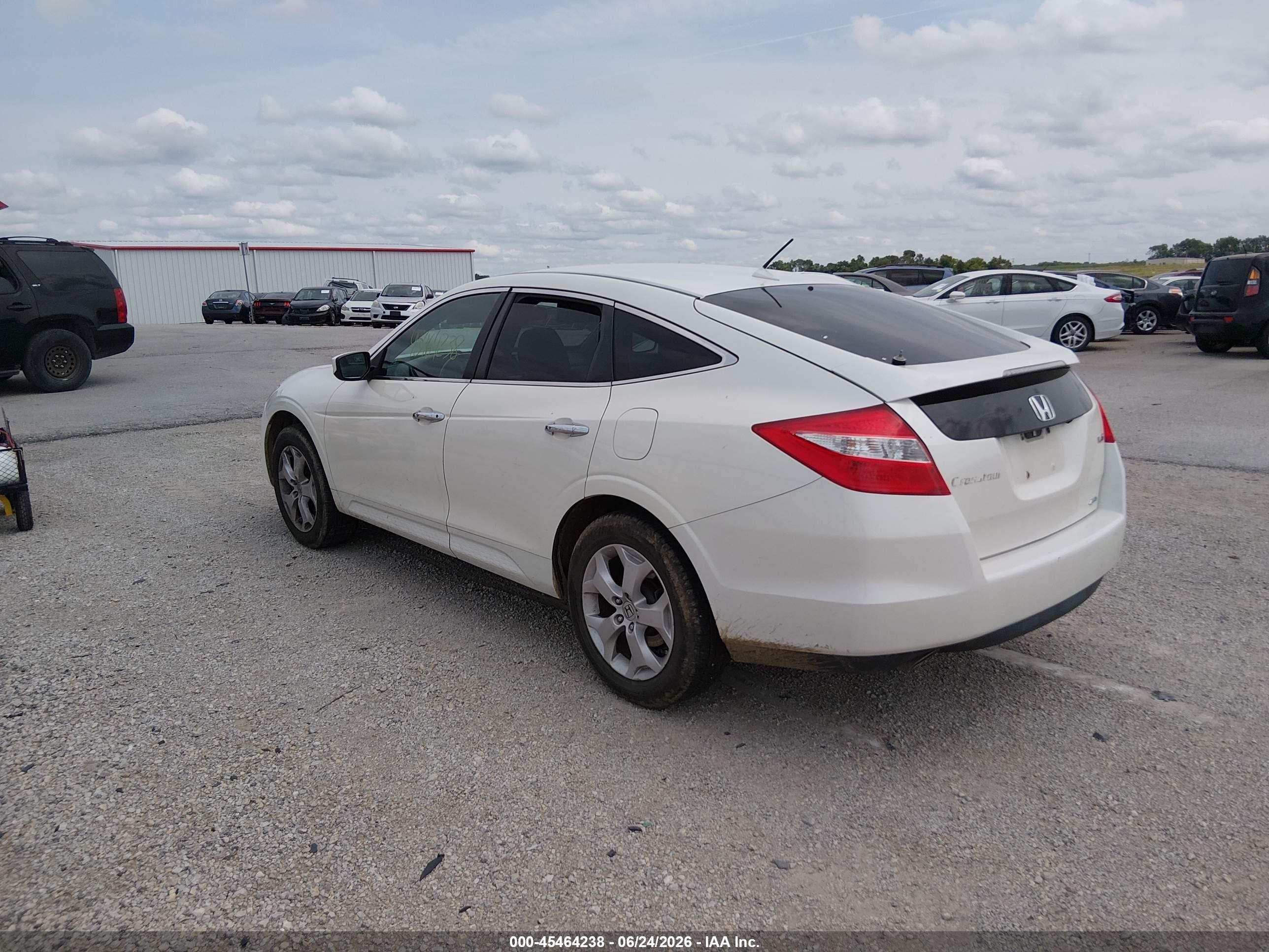 2012 Honda Crosstour Ex-l White vin: 5J6TF2H51CL011030