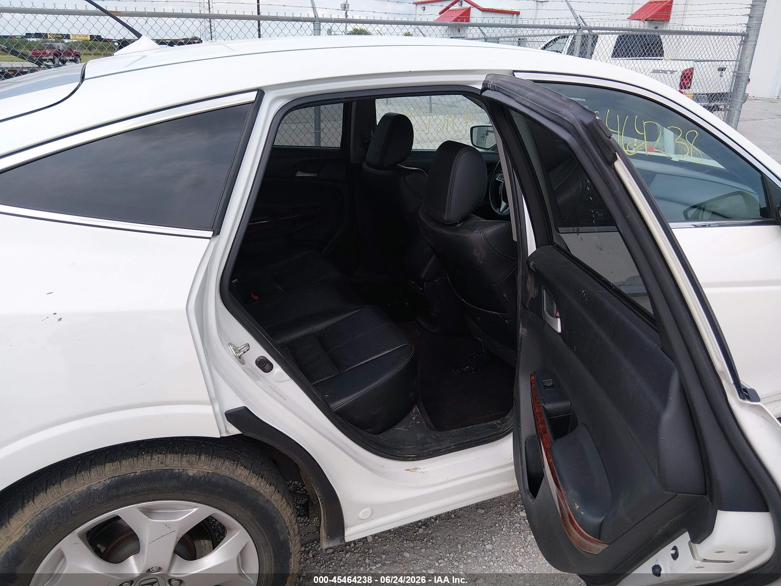2012 Honda Crosstour Ex-l White vin: 5J6TF2H51CL011030