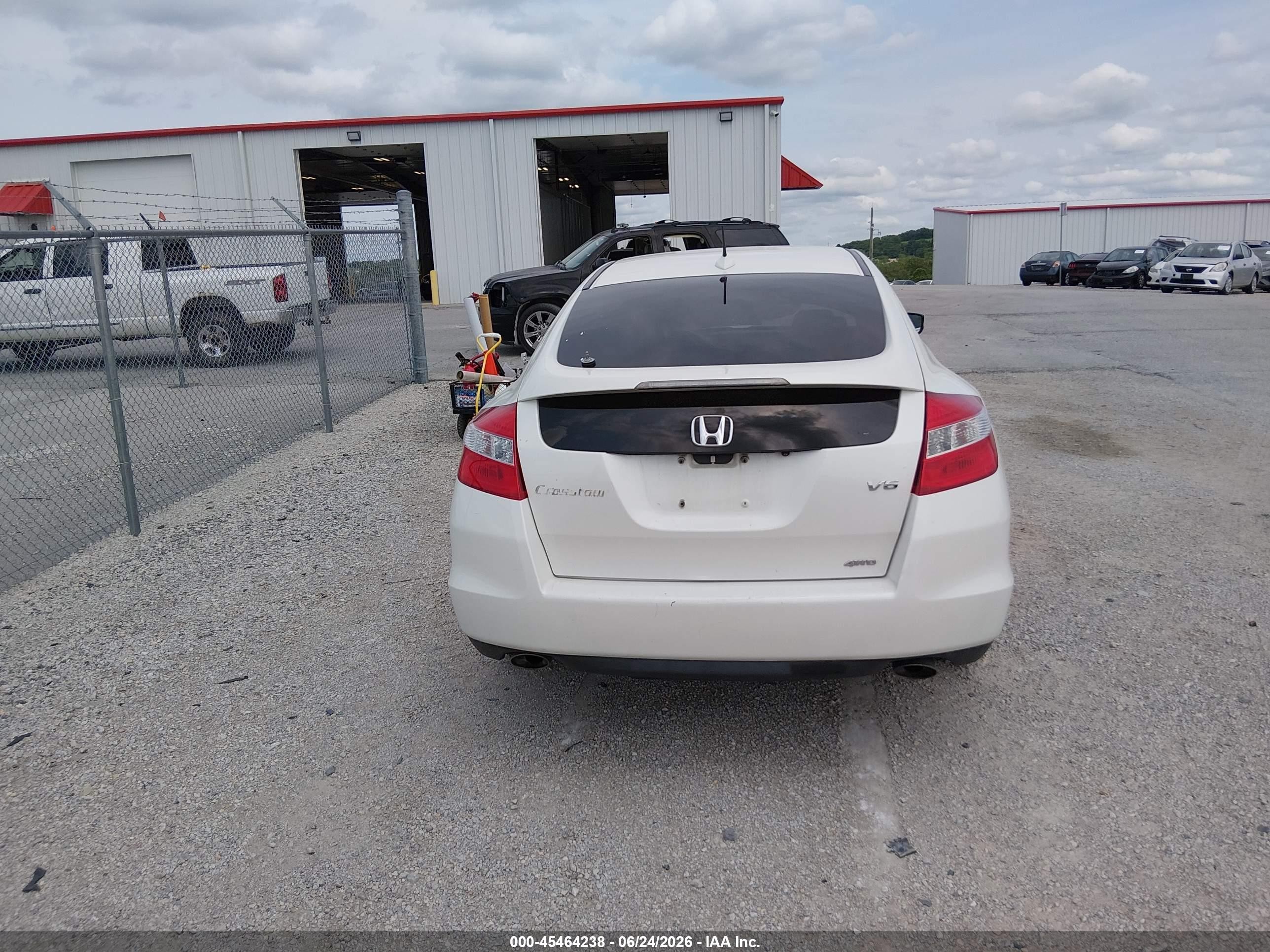 2012 Honda Crosstour Ex-l White vin: 5J6TF2H51CL011030
