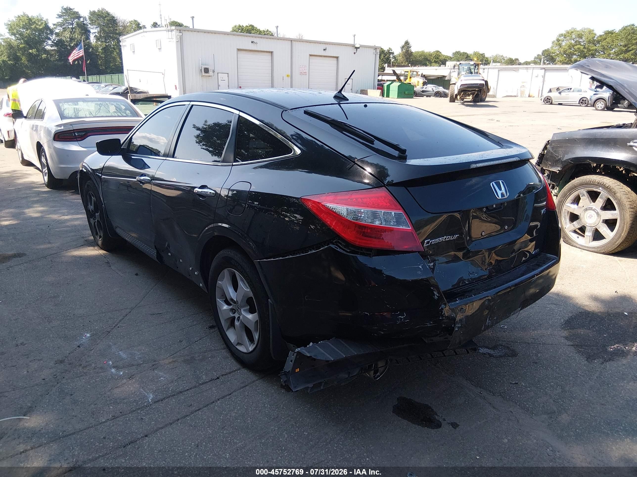 2012 Honda Crosstour Ex-l Black vin: 5J6TF2H51CL011349