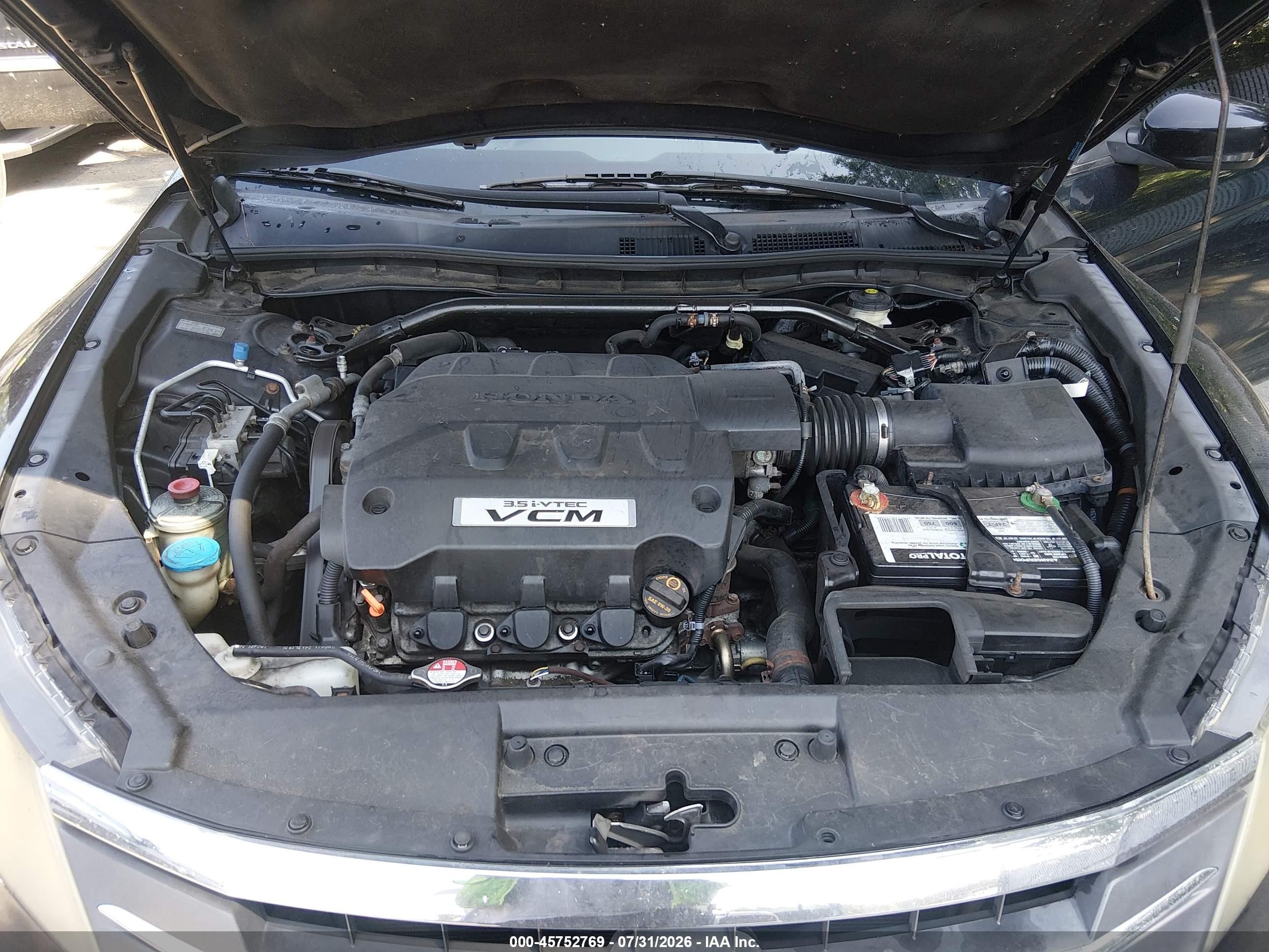 2012 Honda Crosstour Ex-l Black vin: 5J6TF2H51CL011349
