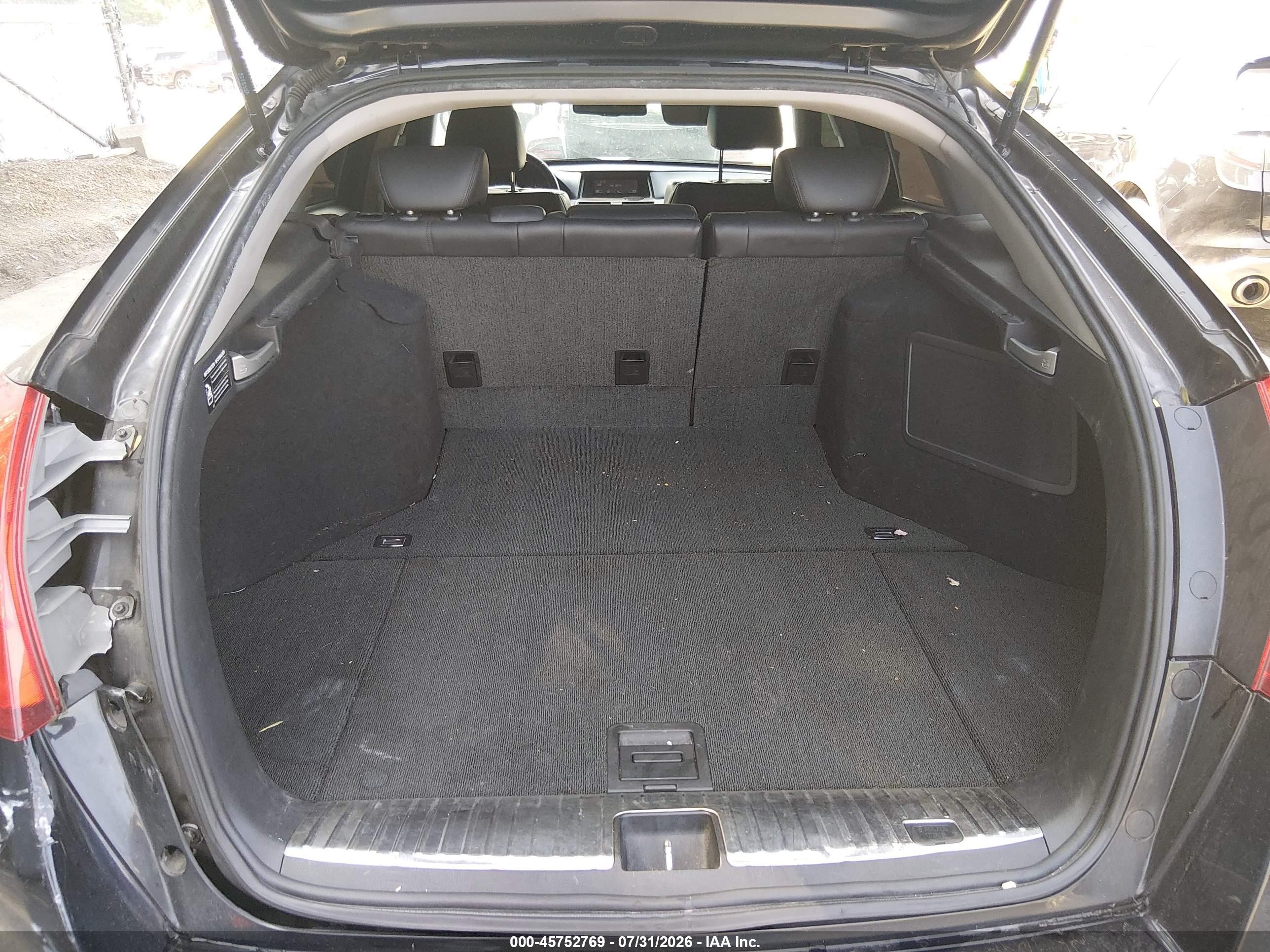 2012 Honda Crosstour Ex-l Black vin: 5J6TF2H51CL011349
