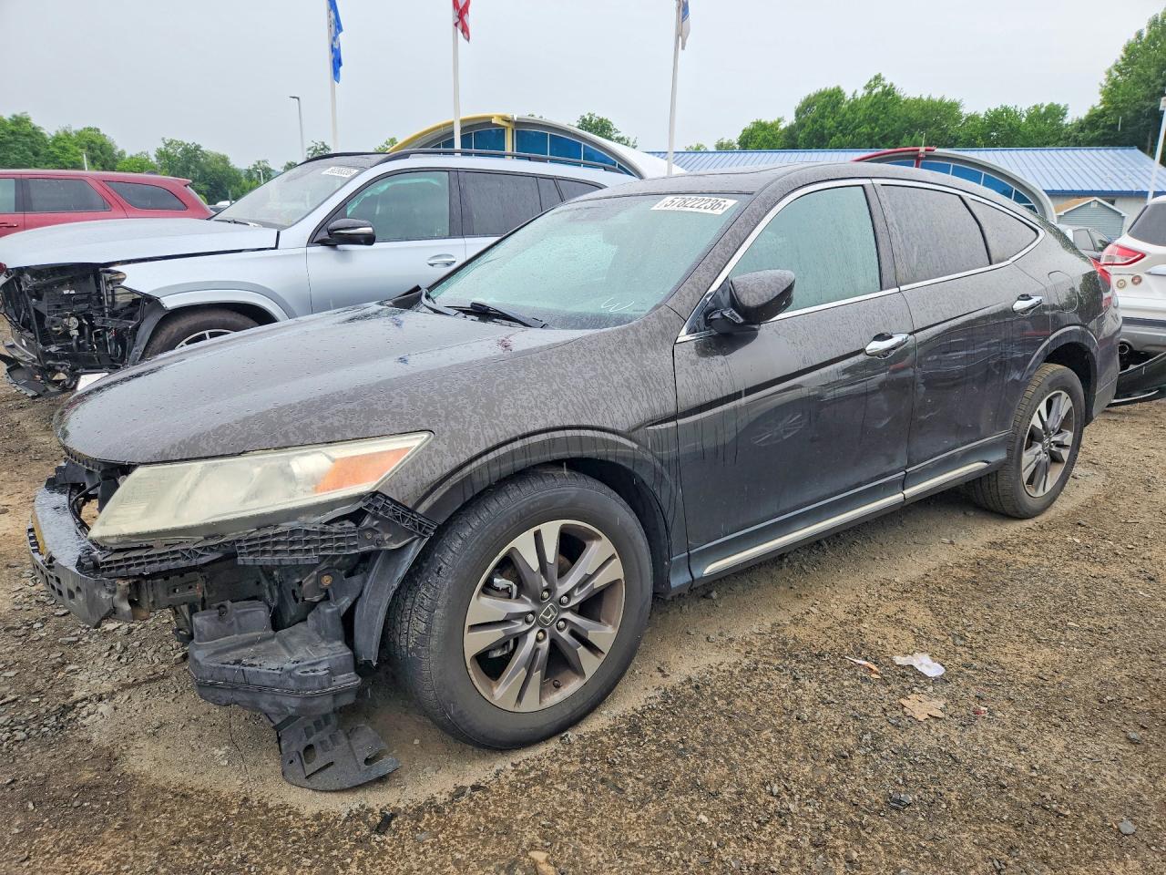 2013 Honda Crosstour Exl Угольный vin: 5J6TF2H51DL001180