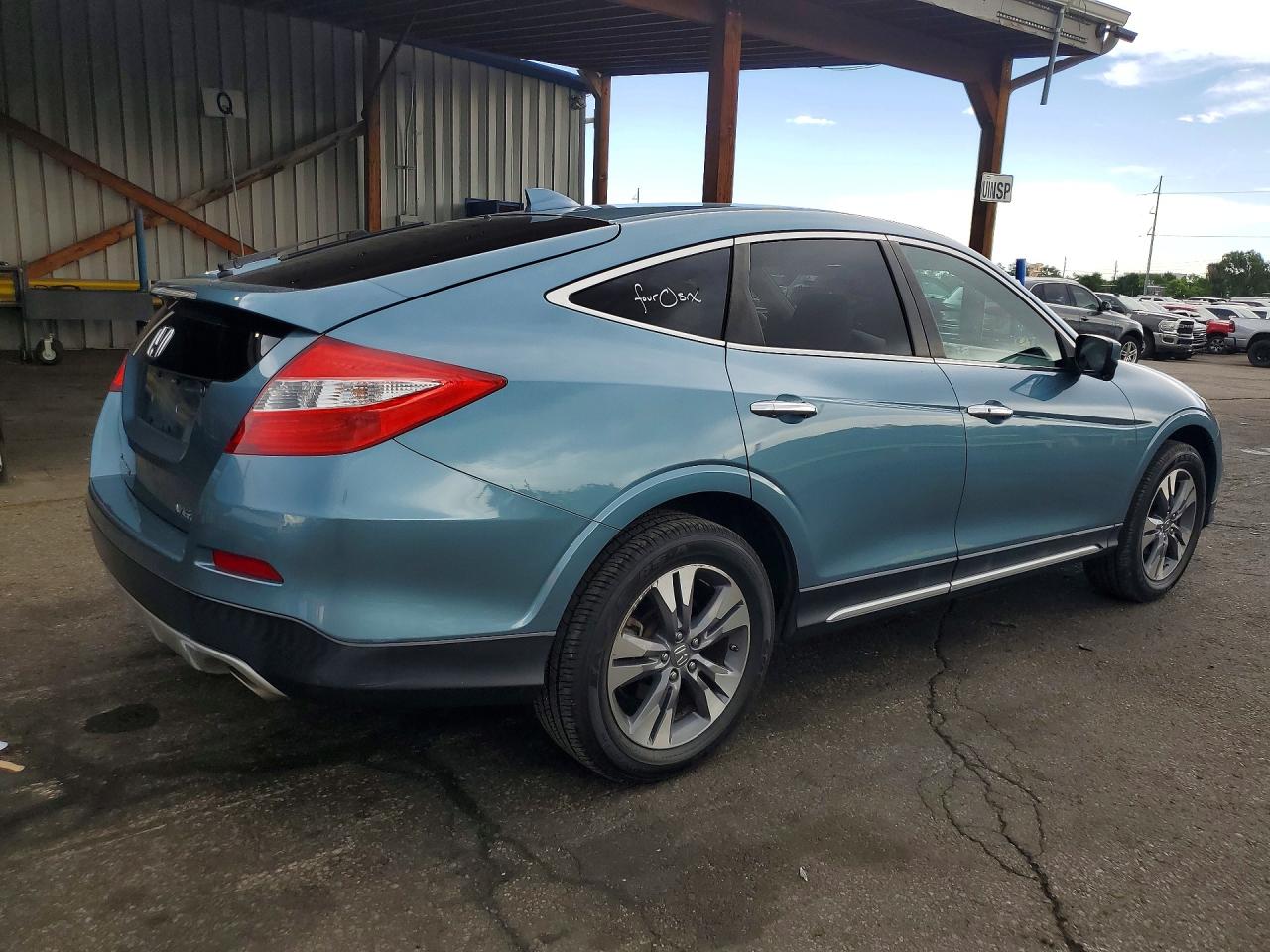2013 Honda Crosstour Exl Blue vin: 5J6TF2H51DL002832