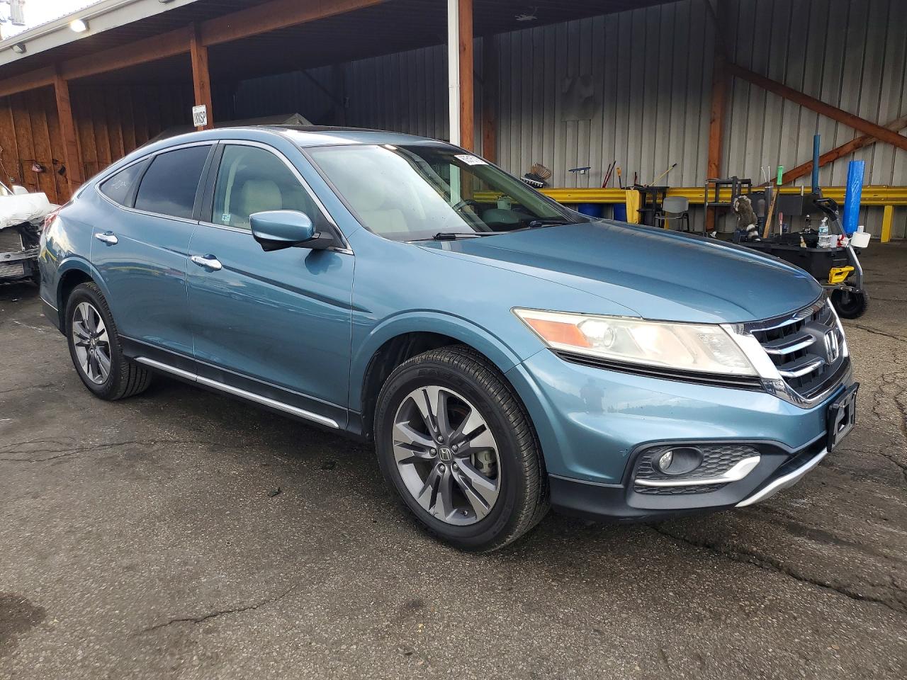 2013 Honda Crosstour Exl Blue vin: 5J6TF2H51DL002832