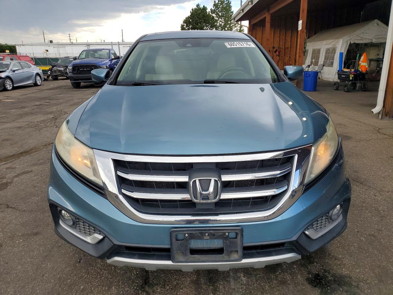 2013 Honda Crosstour Exl Blue vin: 5J6TF2H51DL002832