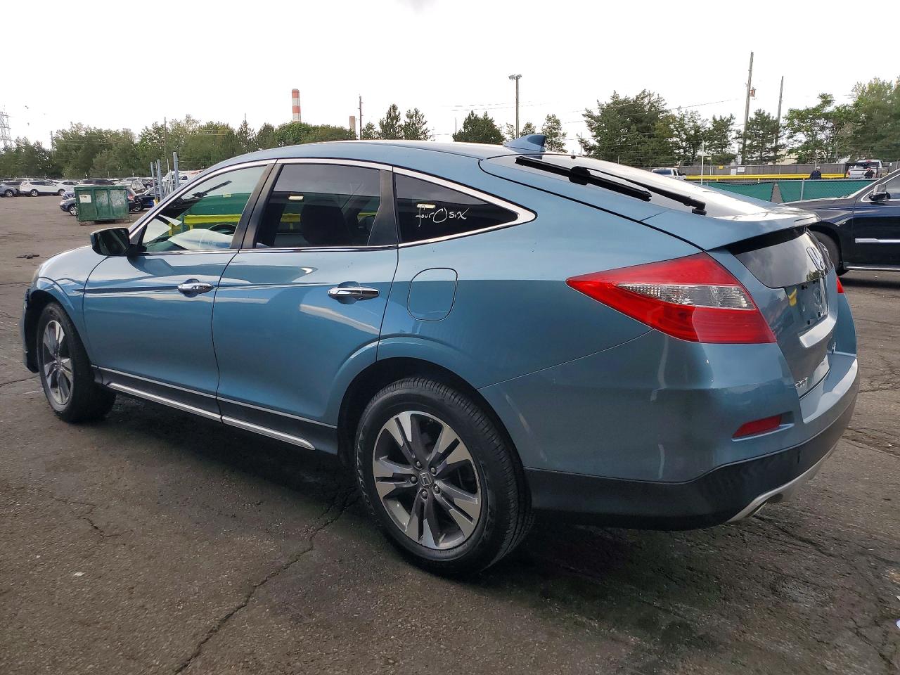 2013 Honda Crosstour Exl Blue vin: 5J6TF2H51DL002832