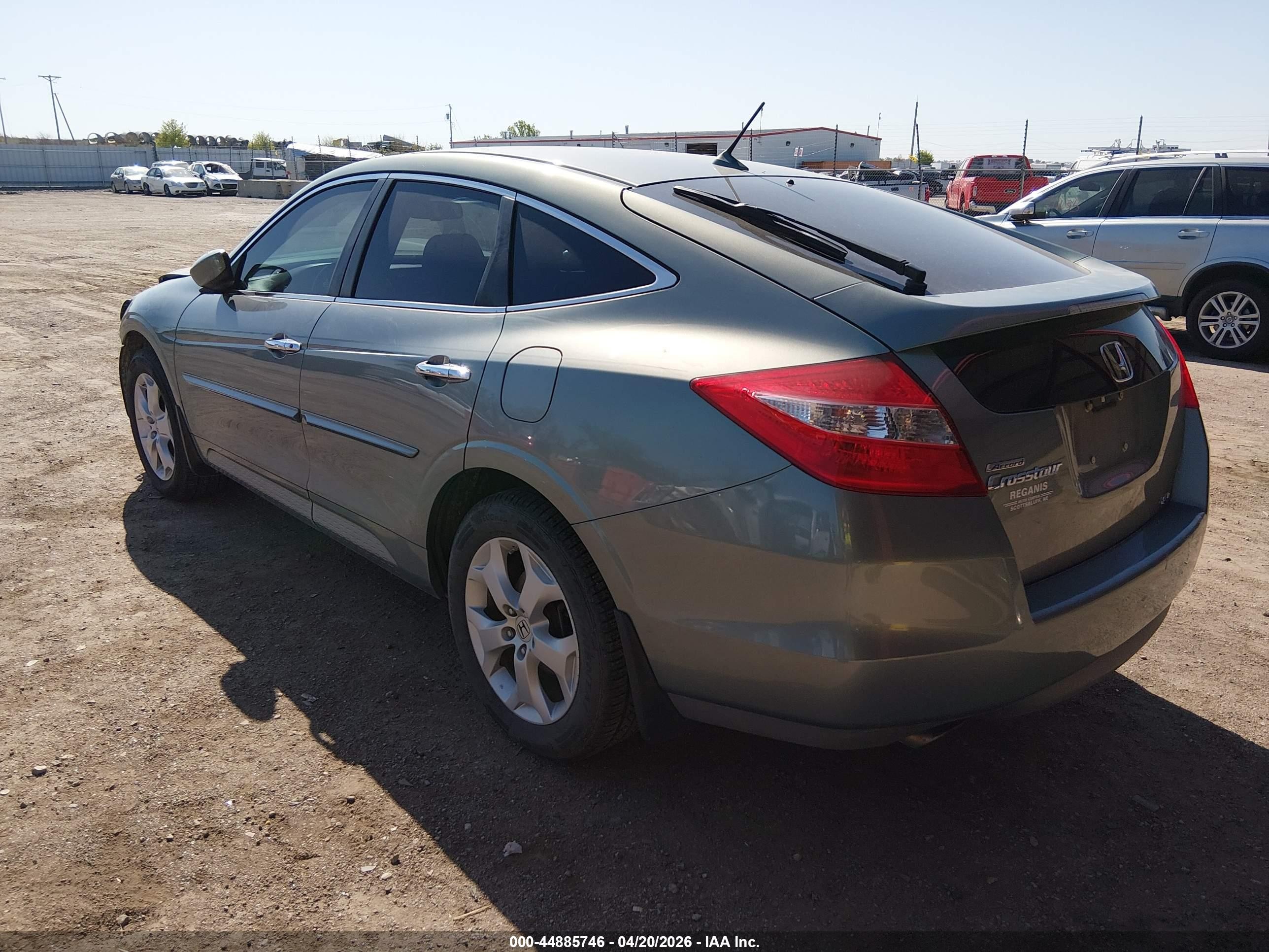 2010 Honda Accord Crosstour Ex-l Blue vin: 5J6TF2H52AL001376