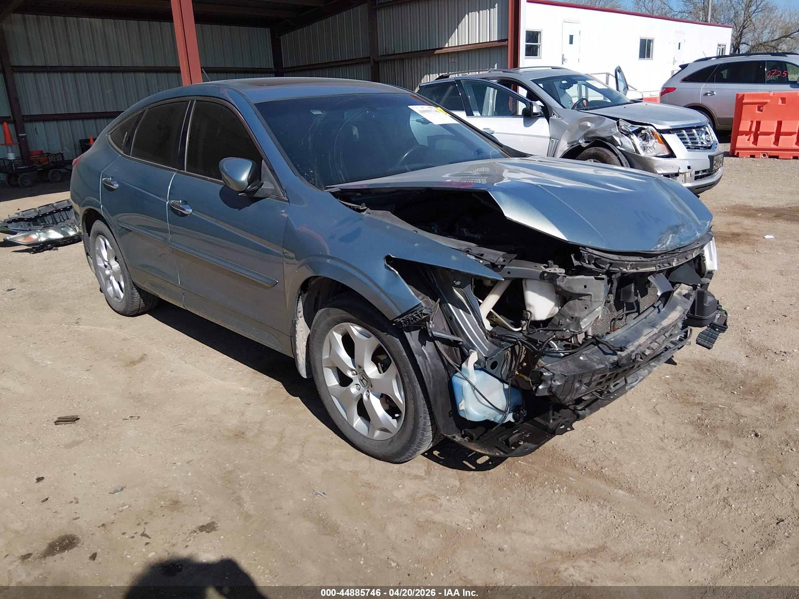 2010 Honda Accord Crosstour Ex-l Blue vin: 5J6TF2H52AL001376