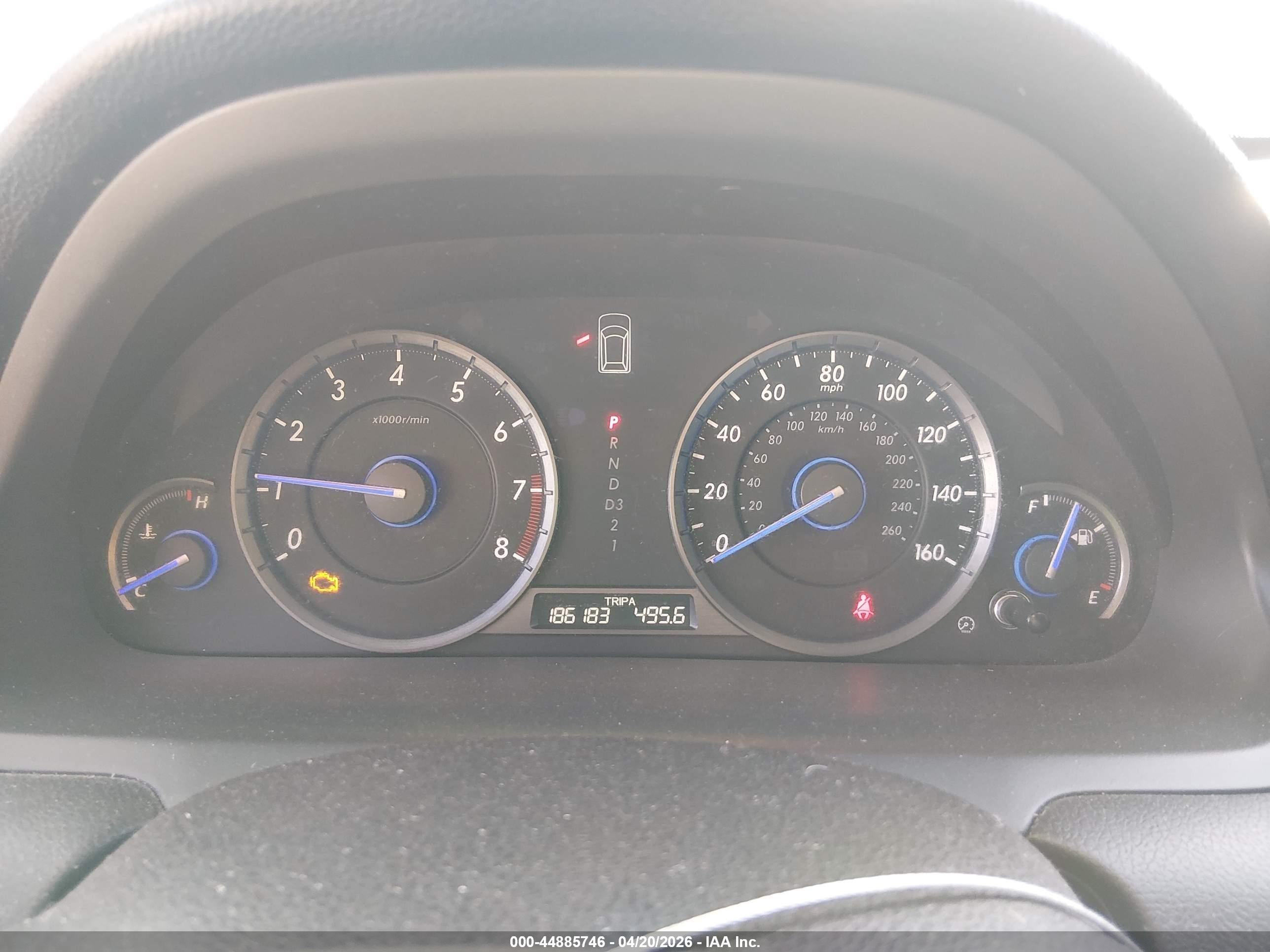 2010 Honda Accord Crosstour Ex-l Blue vin: 5J6TF2H52AL001376