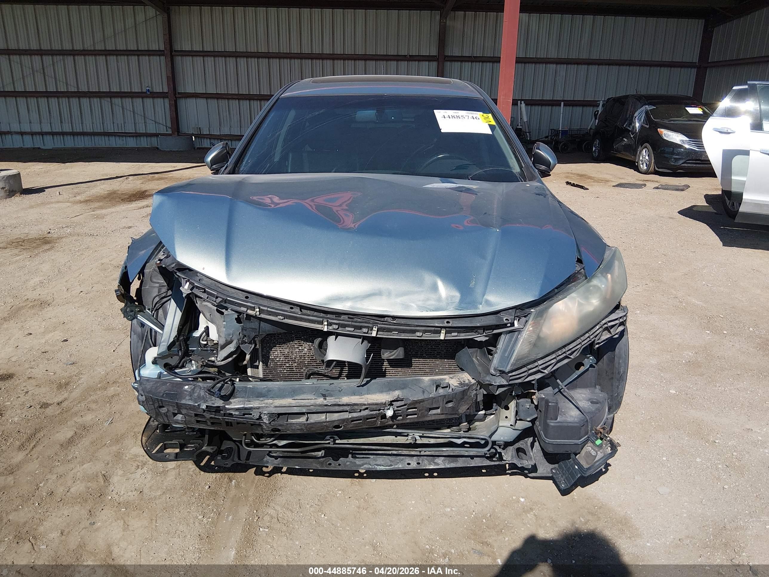 2010 Honda Accord Crosstour Ex-l Blue vin: 5J6TF2H52AL001376
