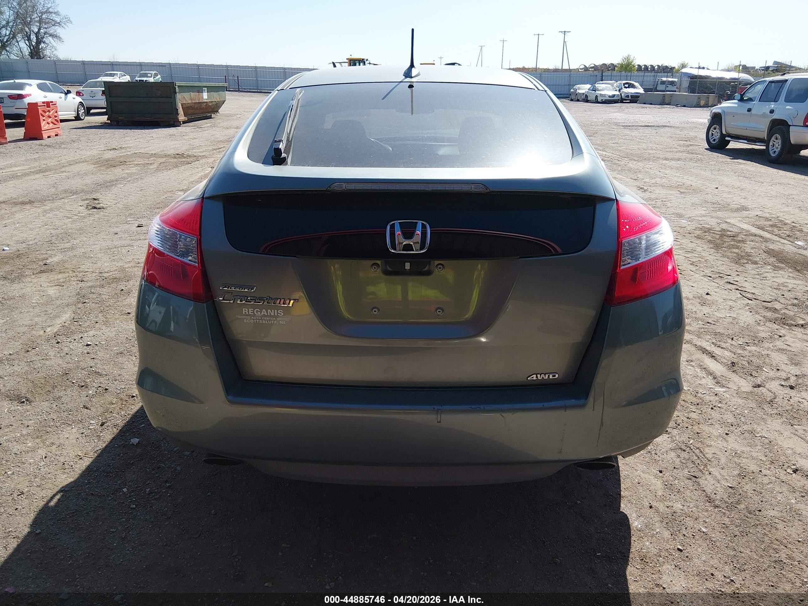 2010 Honda Accord Crosstour Ex-l Blue vin: 5J6TF2H52AL001376