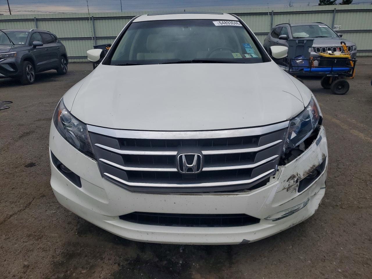 2010 Honda Accord Crosstour Exl White vin: 5J6TF2H52AL011423