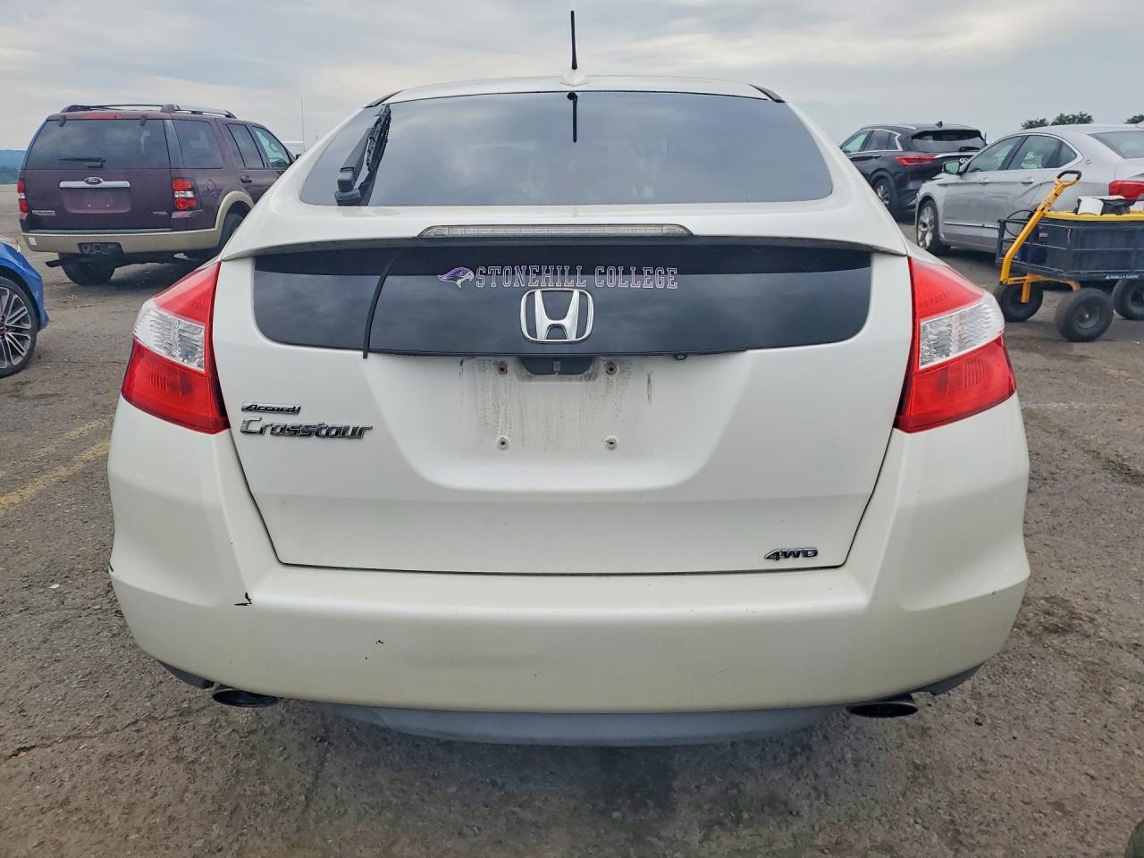 2010 Honda Accord Crosstour Exl White vin: 5J6TF2H52AL011423