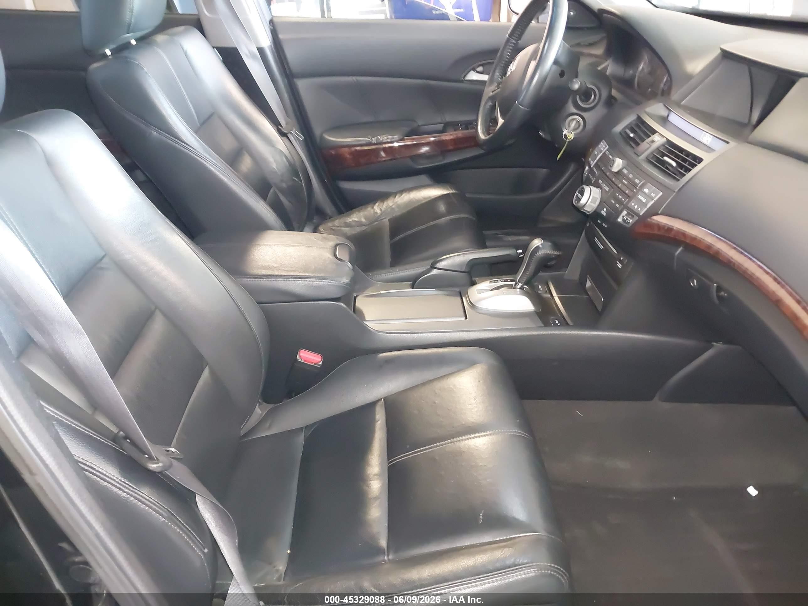 2010 Honda Accord Crosstour Ex-l Black vin: 5J6TF2H52AL014922