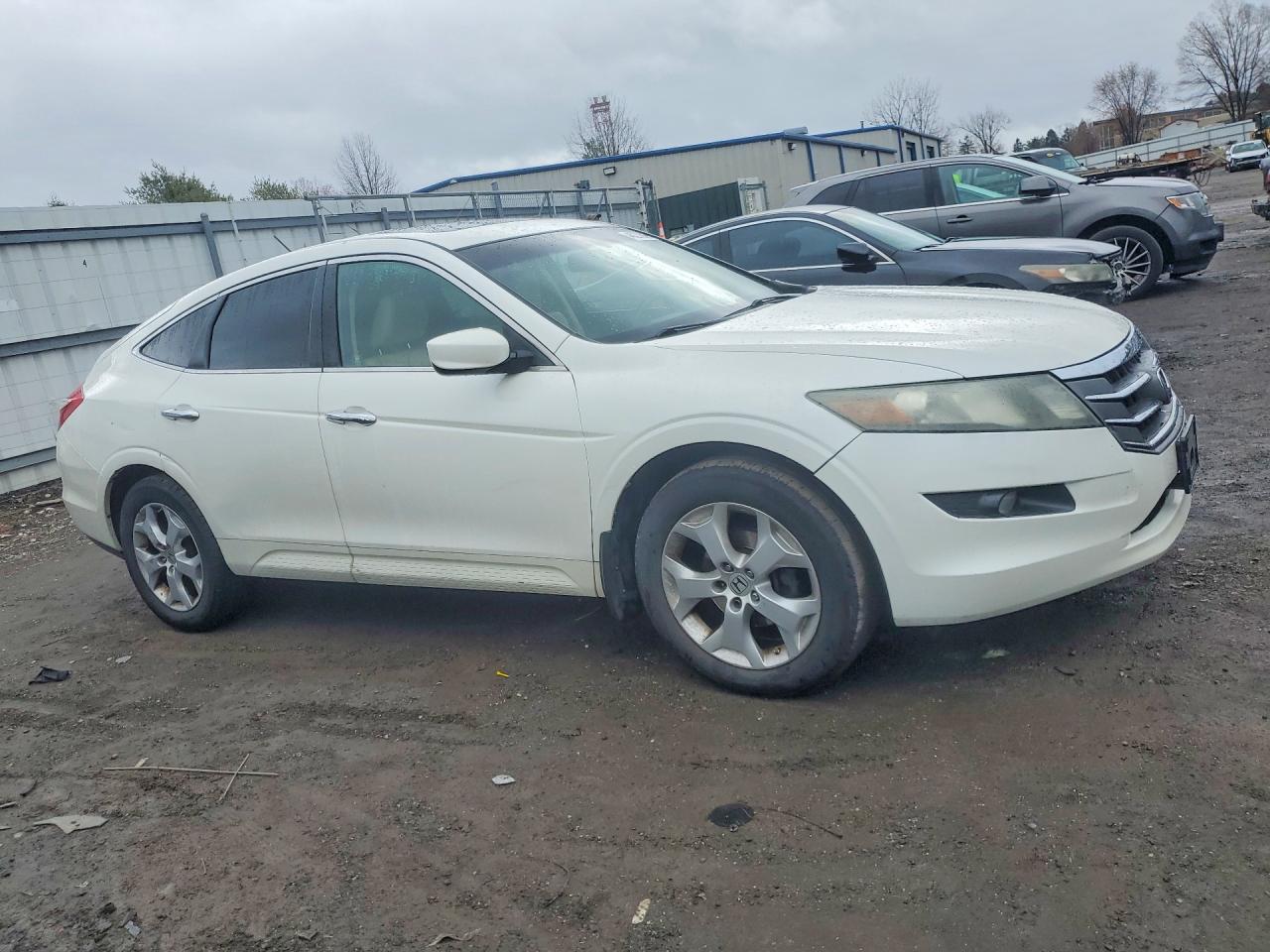 2011 Honda Accord Crosstour Exl White vin: 5J6TF2H52BL005137