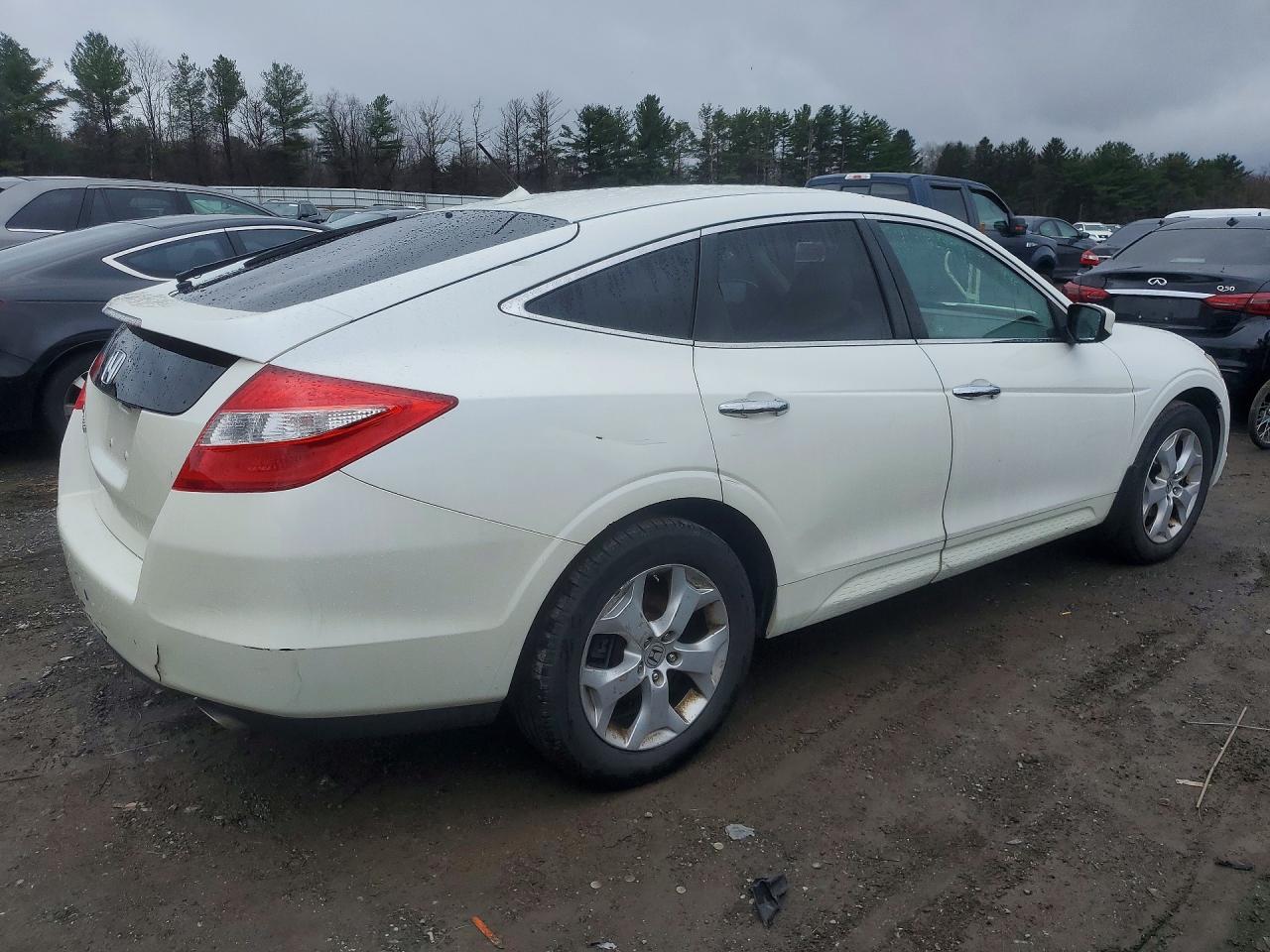 2011 Honda Accord Crosstour Exl White vin: 5J6TF2H52BL005137