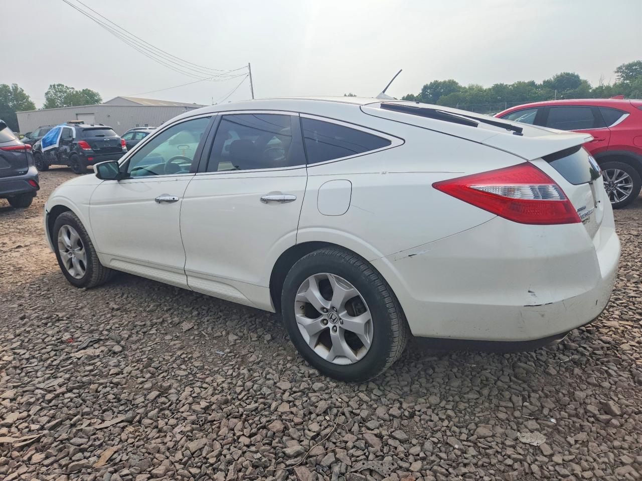 2011 Honda Accord Crosstour Exl White vin: 5J6TF2H52BL005297
