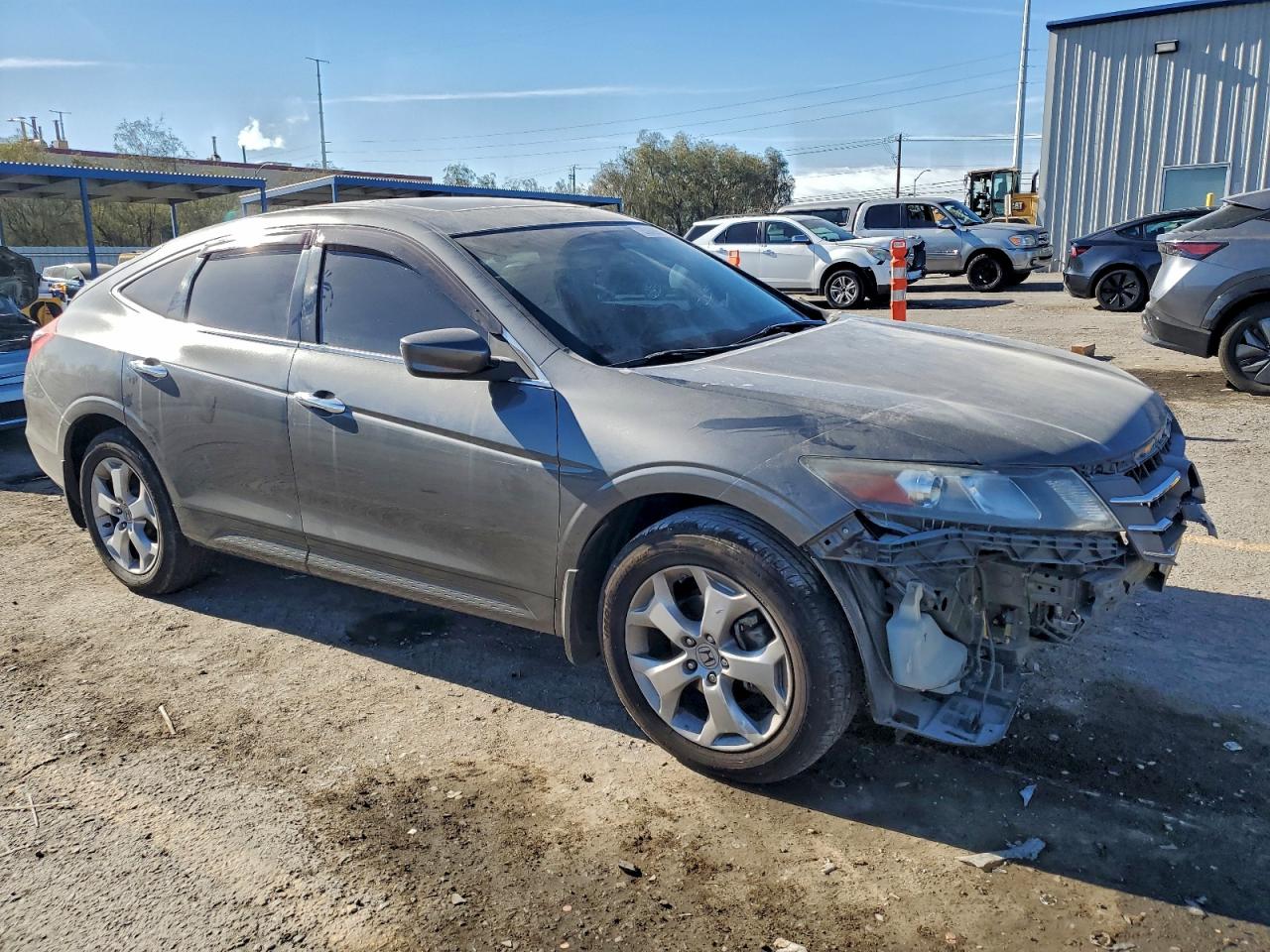 2011 Honda Accord Crosstour Exl Gray vin: 5J6TF2H52BL005753