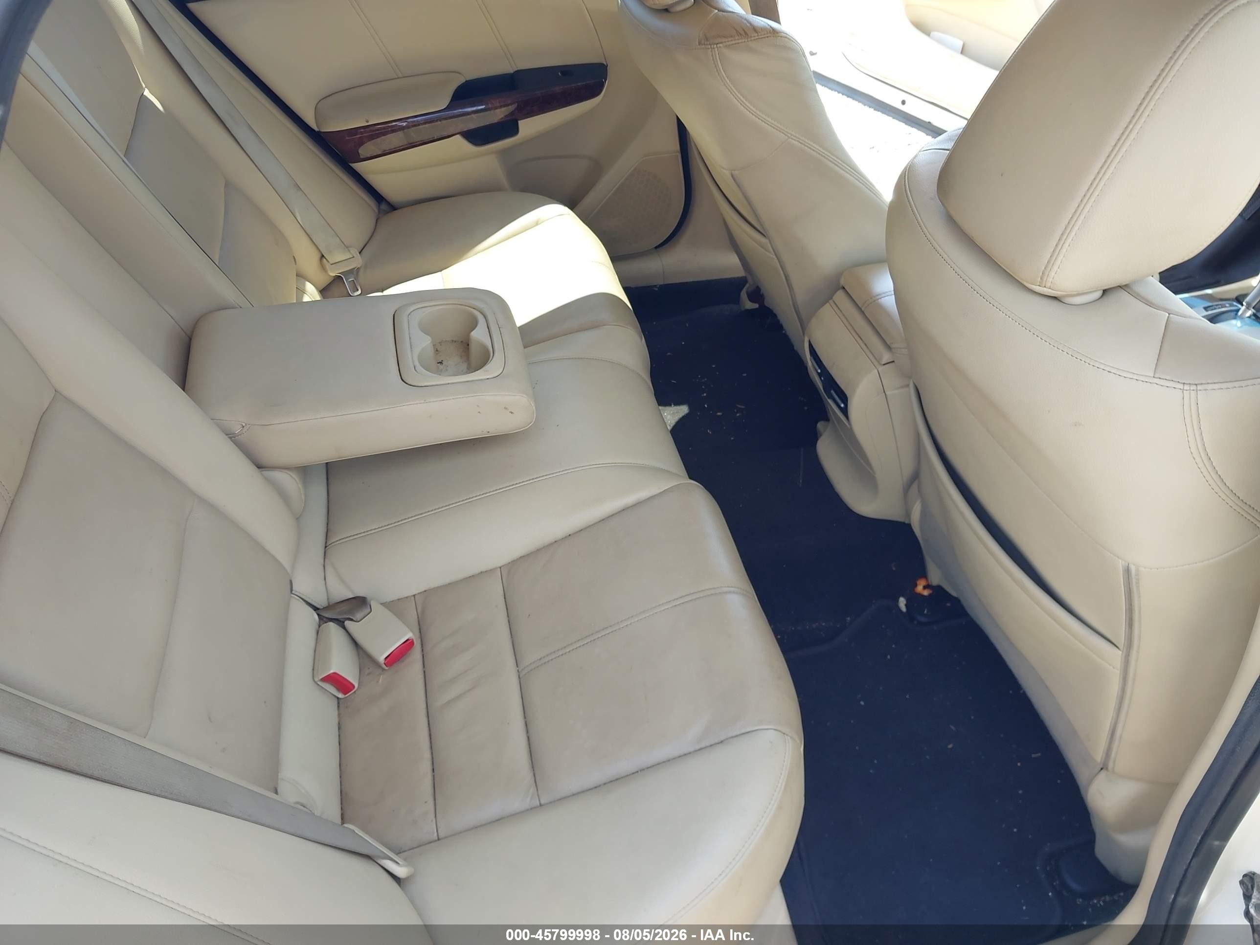 2012 Honda Crosstour Ex-l White vin: 5J6TF2H52CL000666