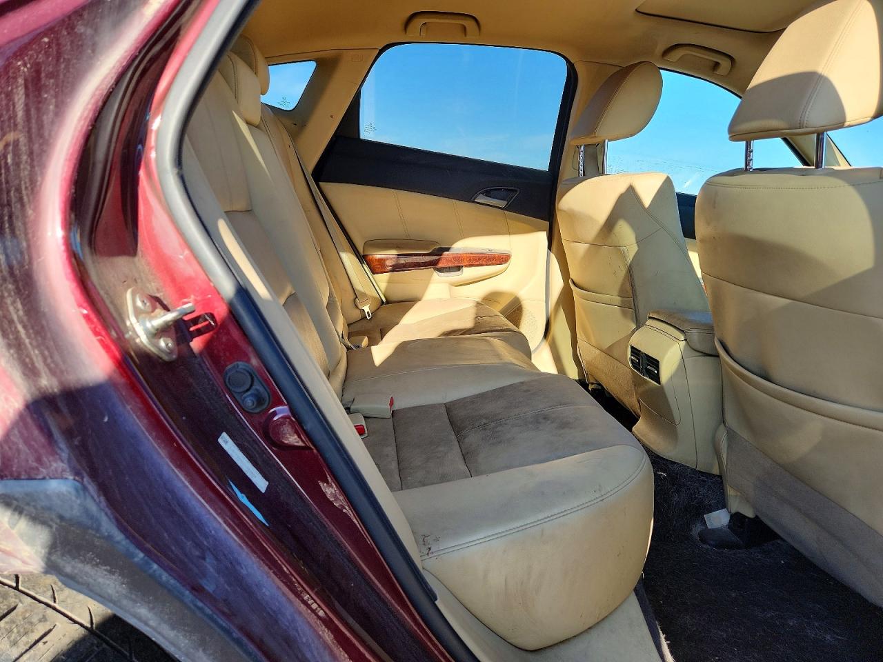 2012 Honda Crosstour Exl Бордовый vin: 5J6TF2H52CL003809