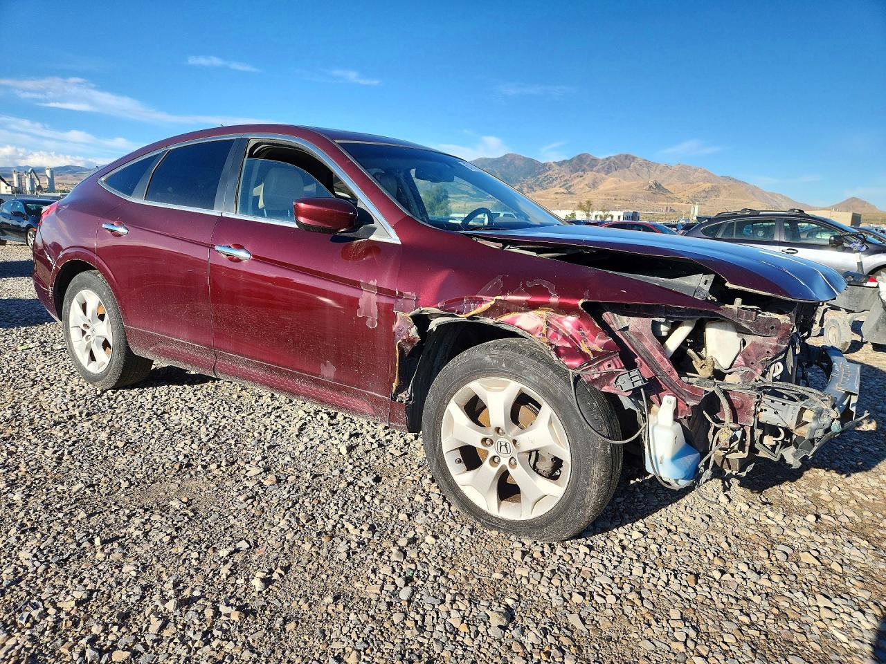 2012 Honda Crosstour Exl Бордовый vin: 5J6TF2H52CL003809