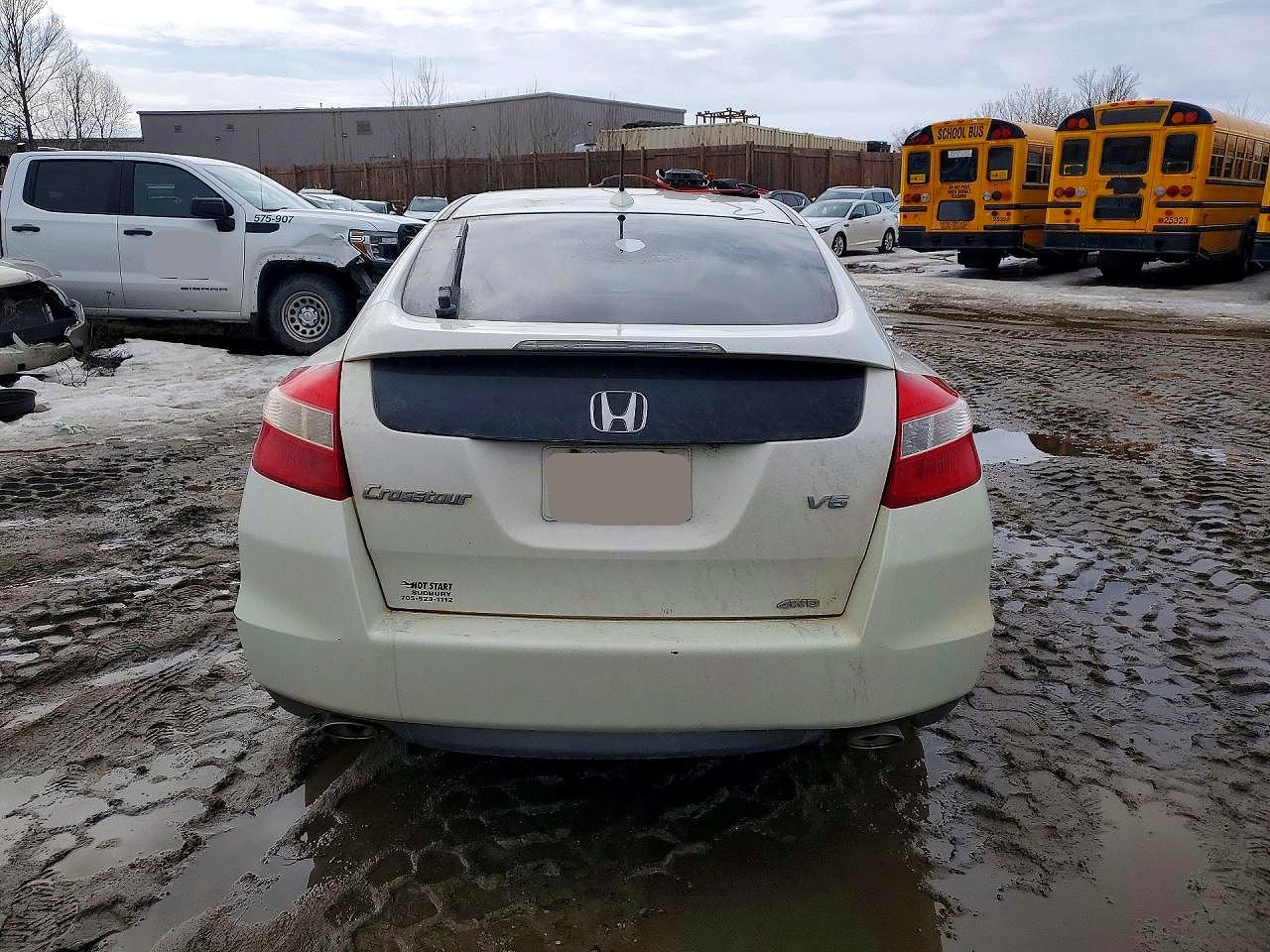 2012 Honda Crosstour Exl Белый vin: 5J6TF2H52CL801050