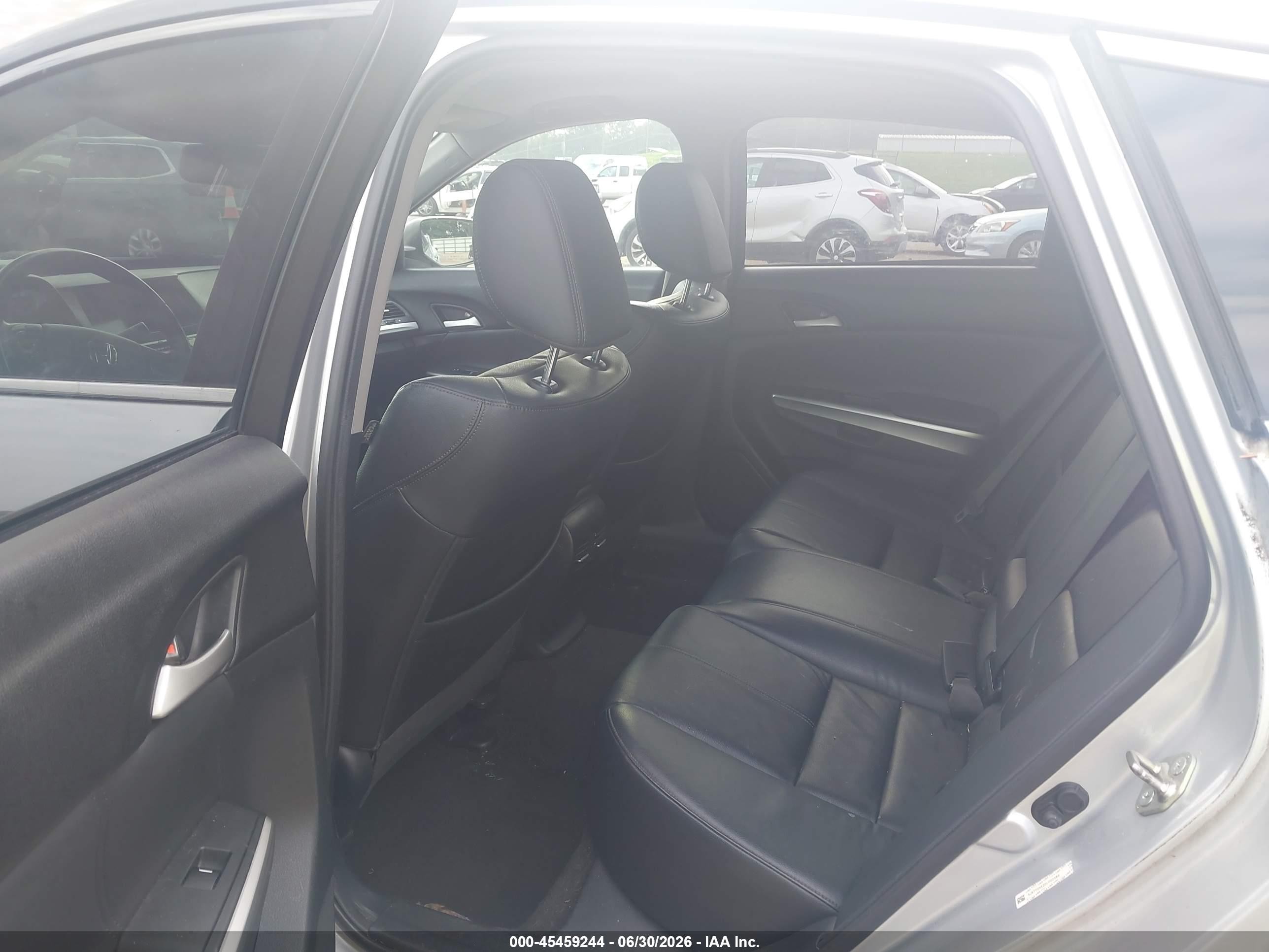 2013 Honda Crosstour Ex-l V6 Silver vin: 5J6TF2H52DL000586