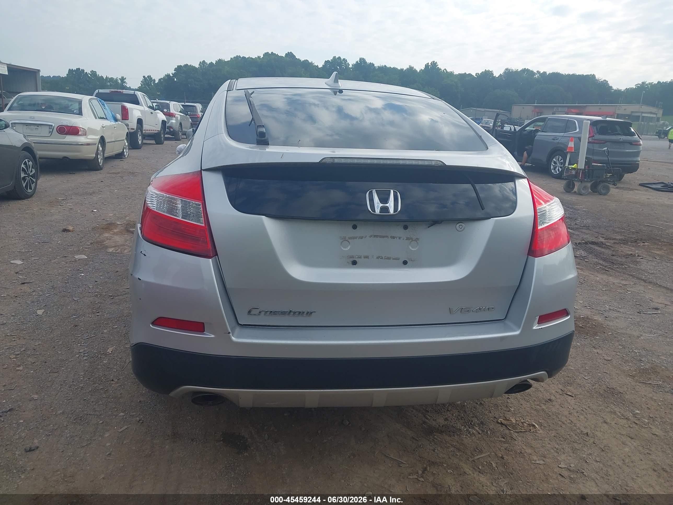2013 Honda Crosstour Ex-l V6 Silver vin: 5J6TF2H52DL000586