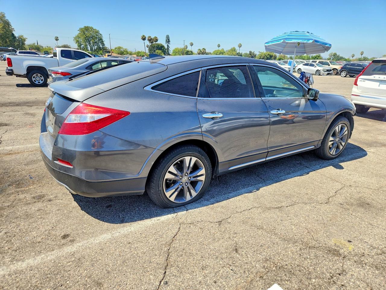 2013 Honda Crosstour Exl Gray vin: 5J6TF2H52DL006517