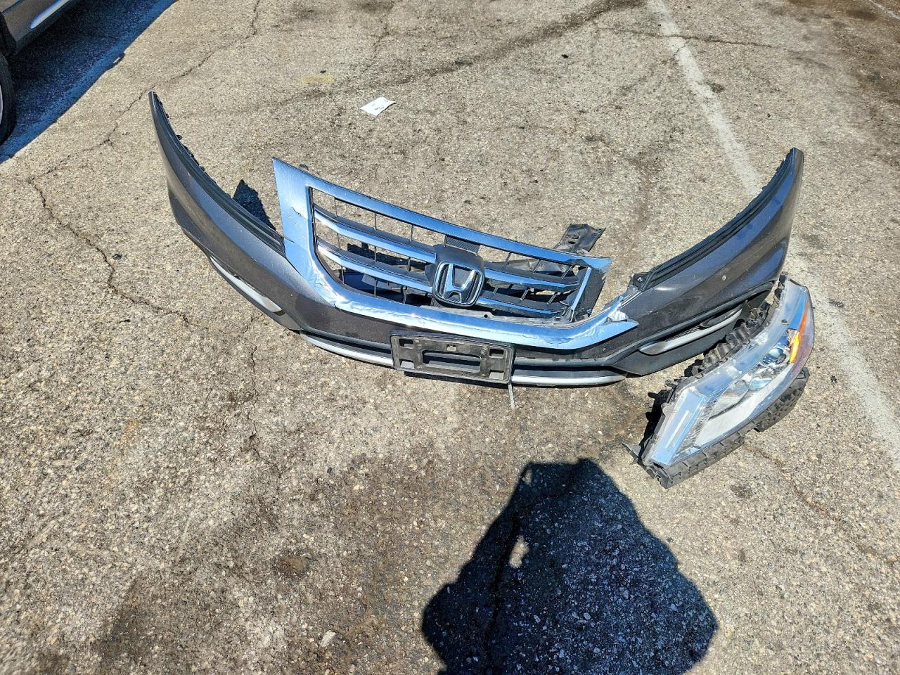 2013 Honda Crosstour Exl Gray vin: 5J6TF2H52DL006517