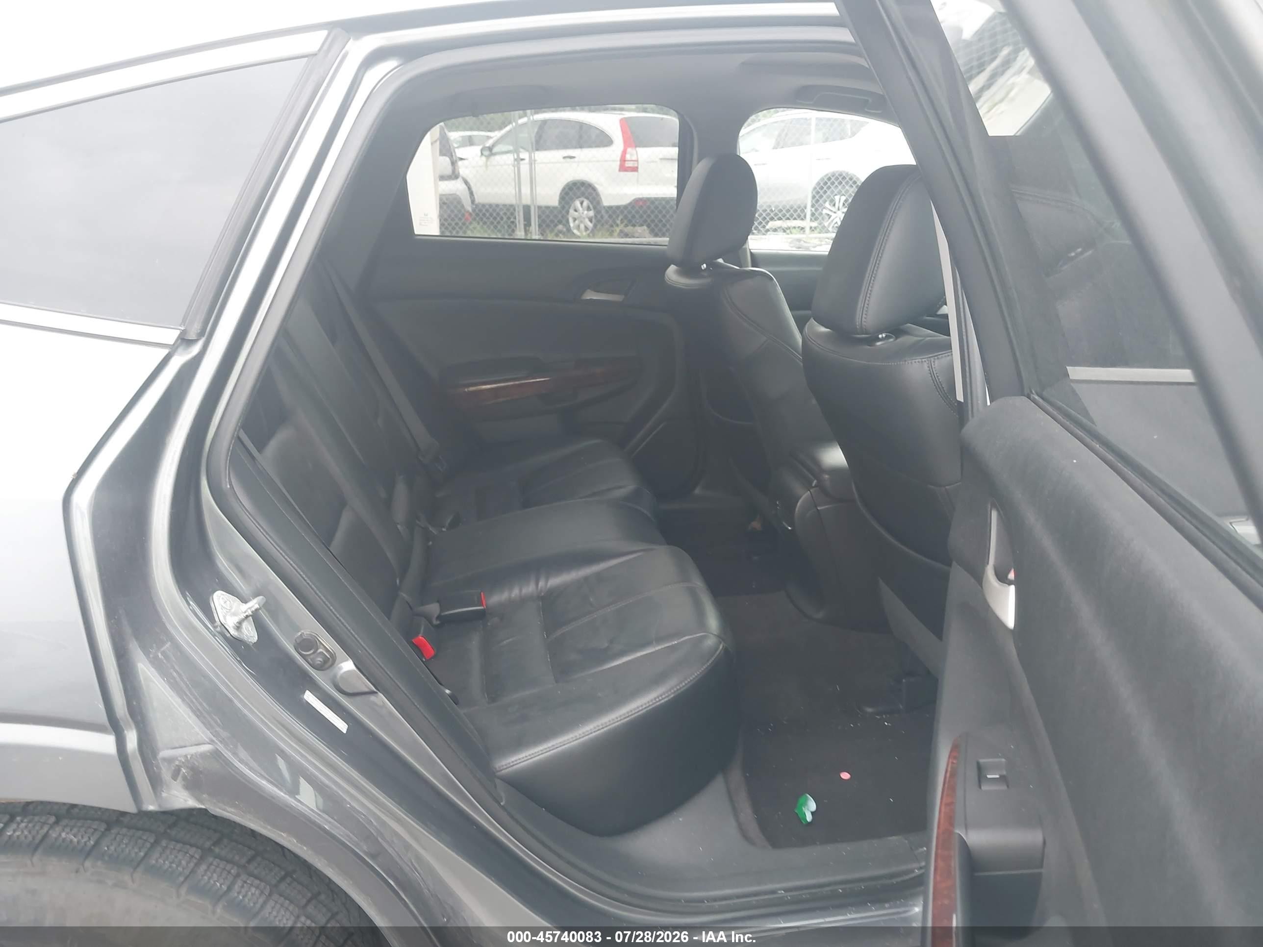 2010 Honda Accord Crosstour Ex-l Gray vin: 5J6TF2H53AL001659