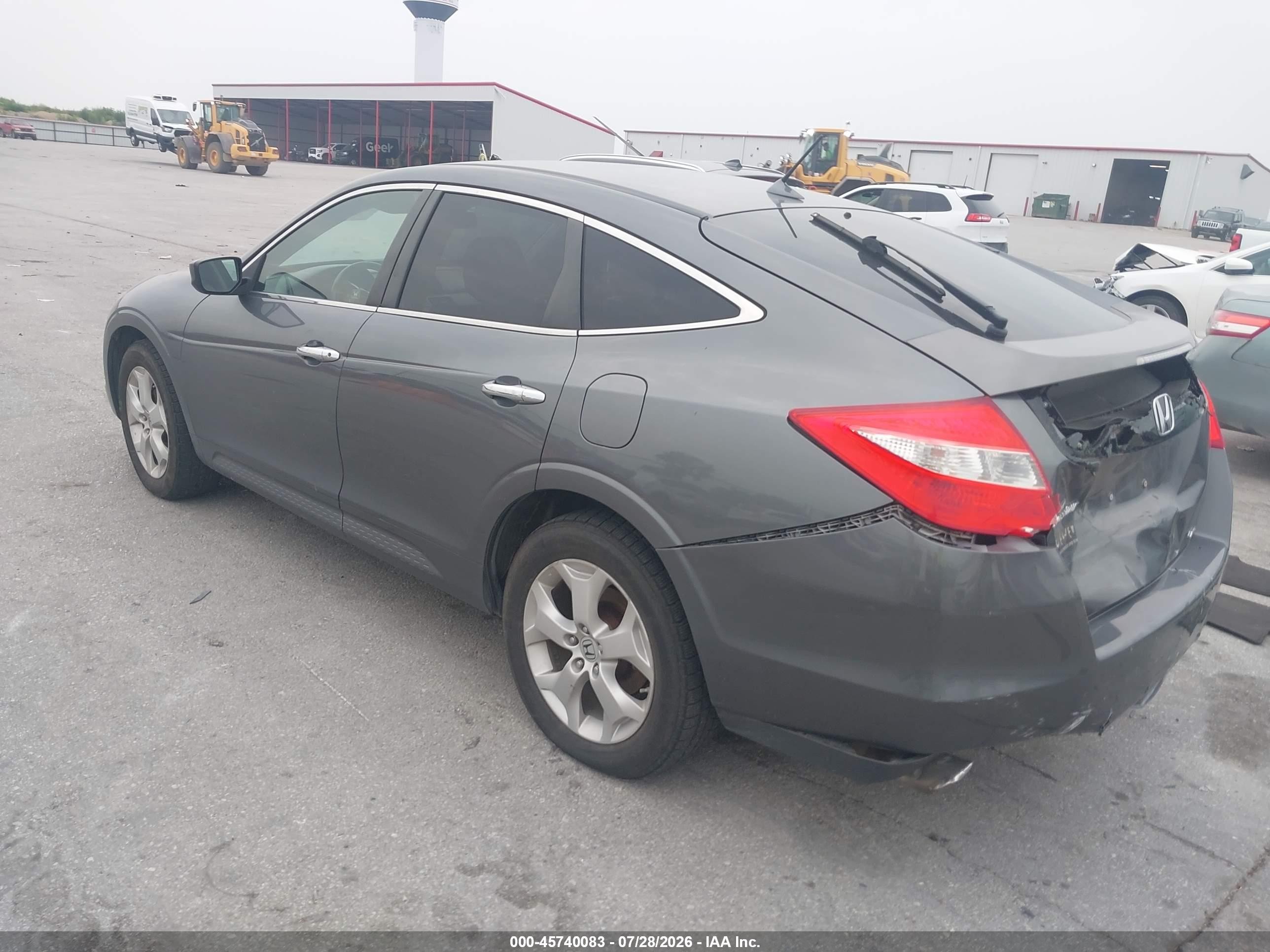 2010 Honda Accord Crosstour Ex-l Gray vin: 5J6TF2H53AL001659