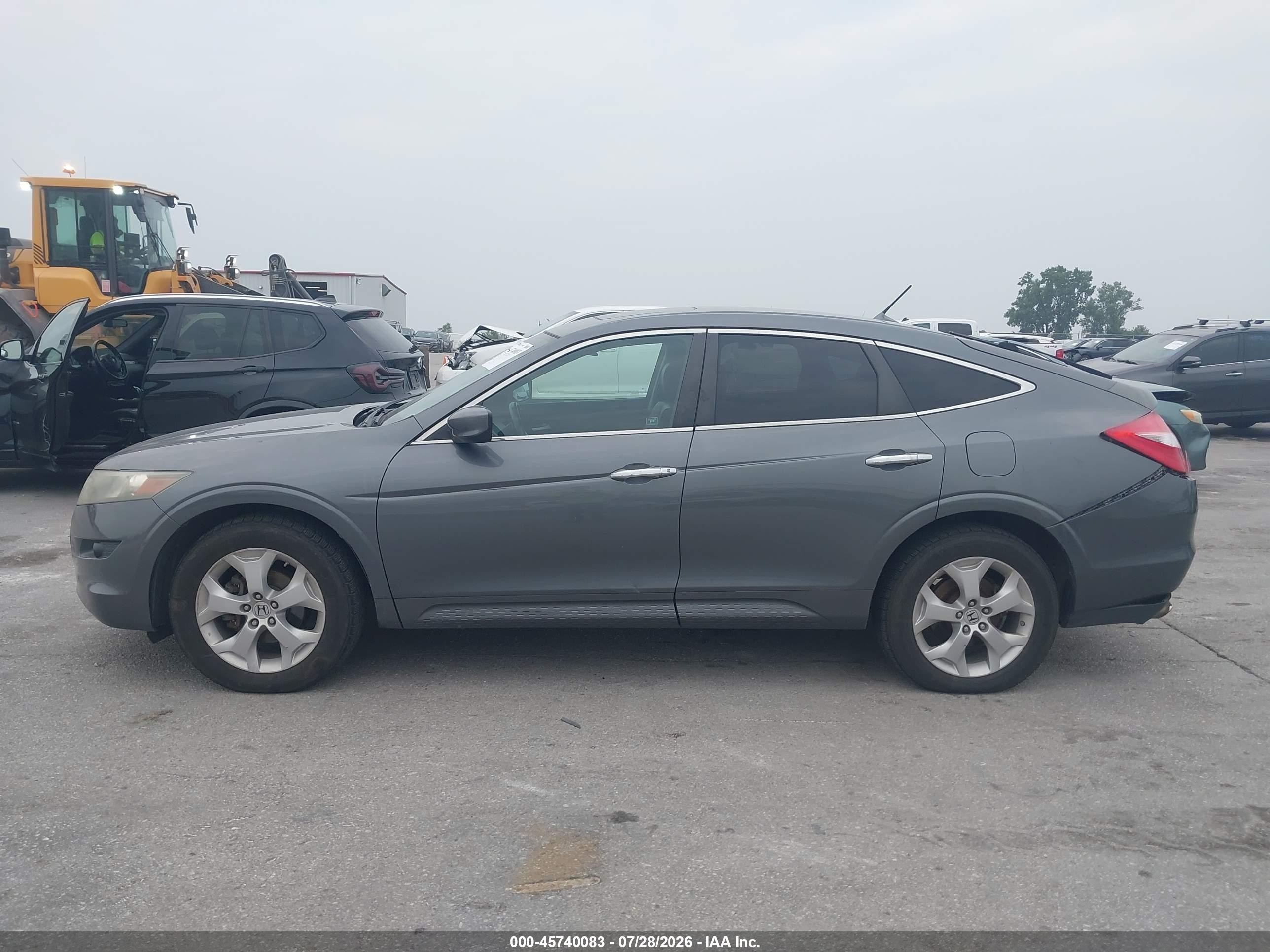 2010 Honda Accord Crosstour Ex-l Gray vin: 5J6TF2H53AL001659