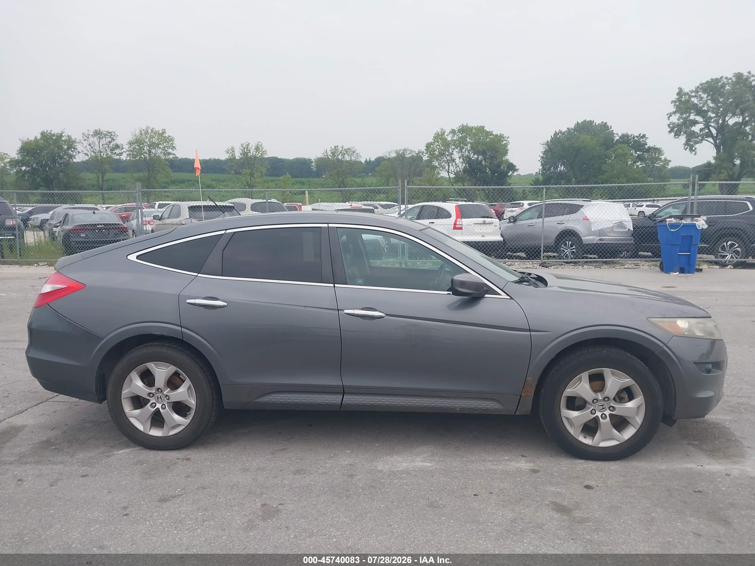 2010 Honda Accord Crosstour Ex-l Gray vin: 5J6TF2H53AL001659