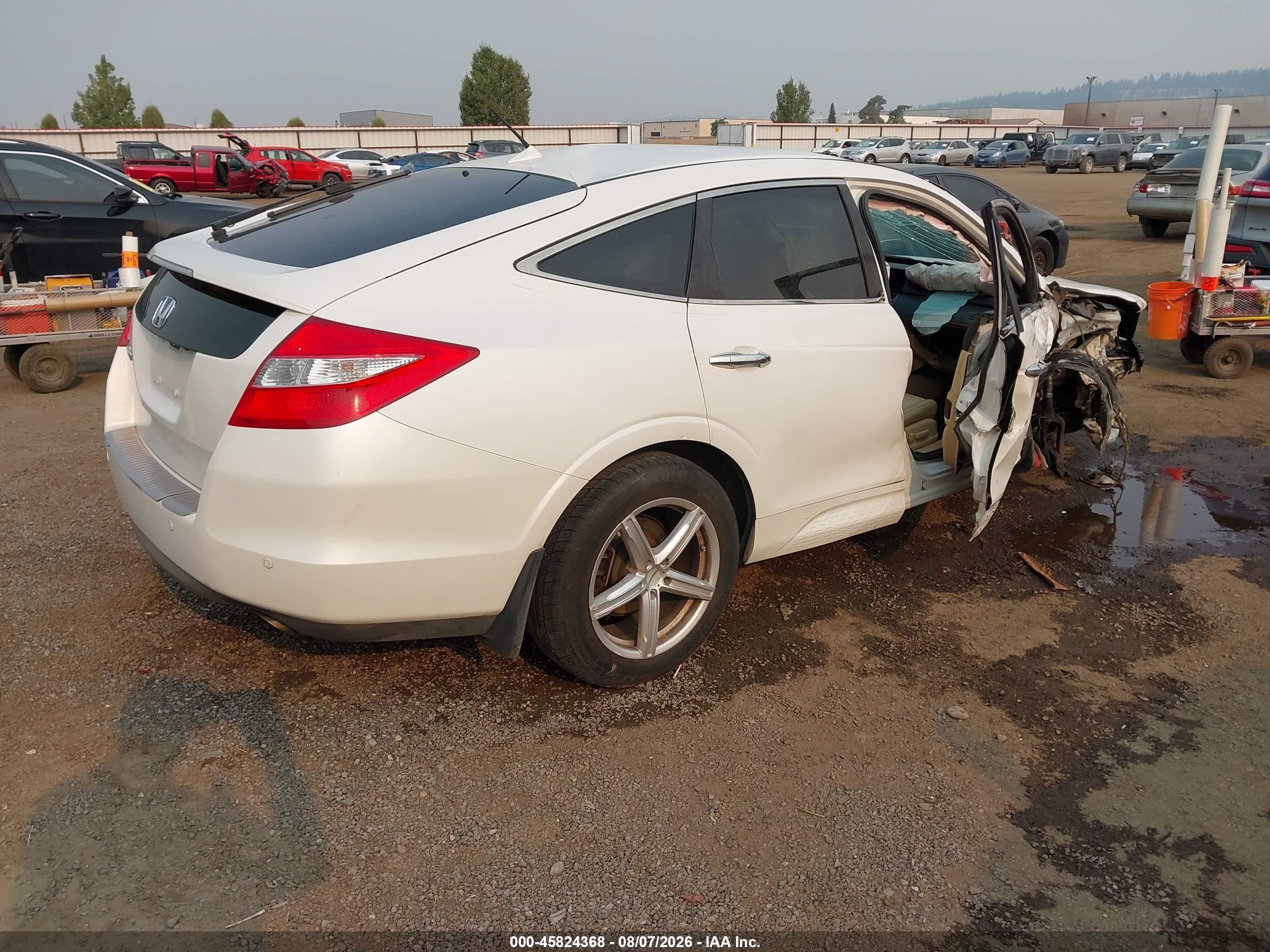 2010 Honda Accord Crosstour Ex-l Белый vin: 5J6TF2H53AL006795