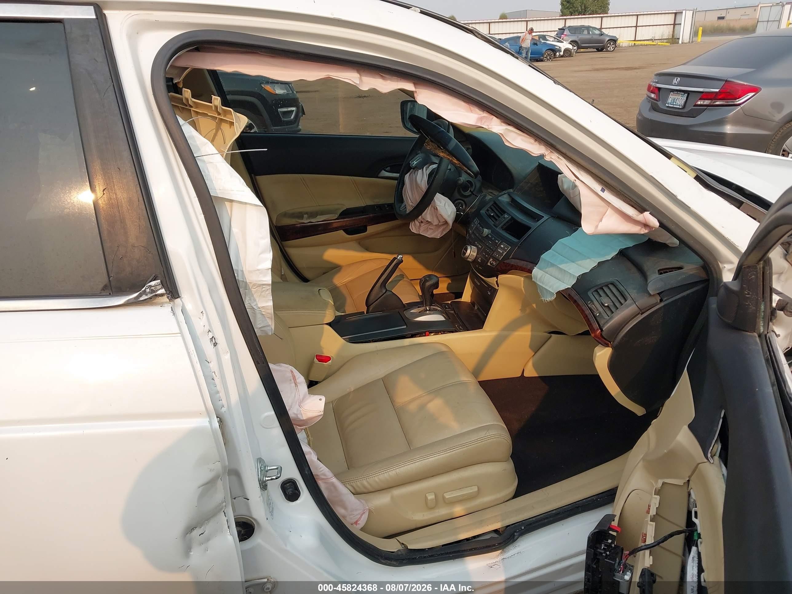 2010 Honda Accord Crosstour Ex-l Белый vin: 5J6TF2H53AL006795