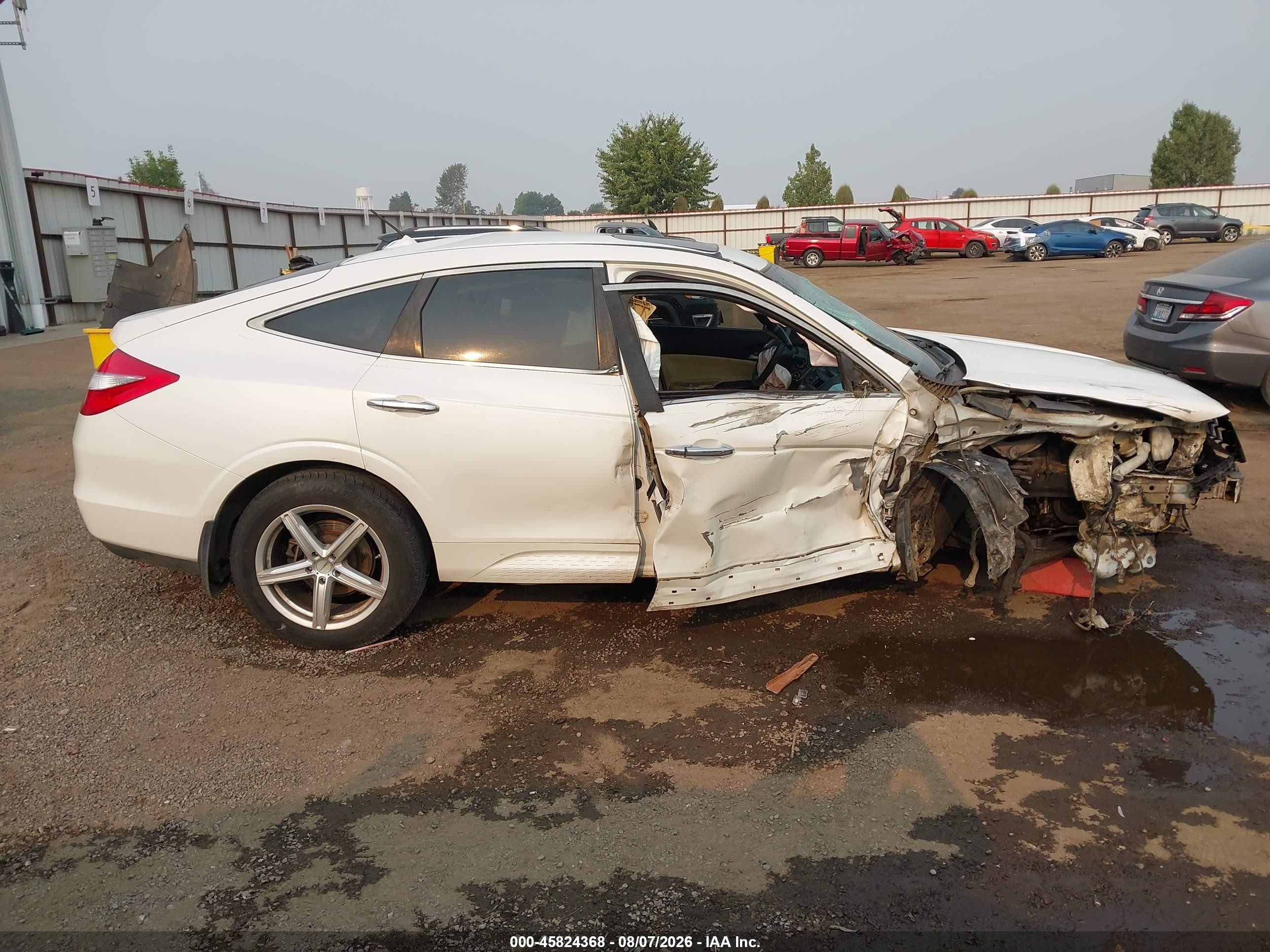 2010 Honda Accord Crosstour Ex-l Белый vin: 5J6TF2H53AL006795