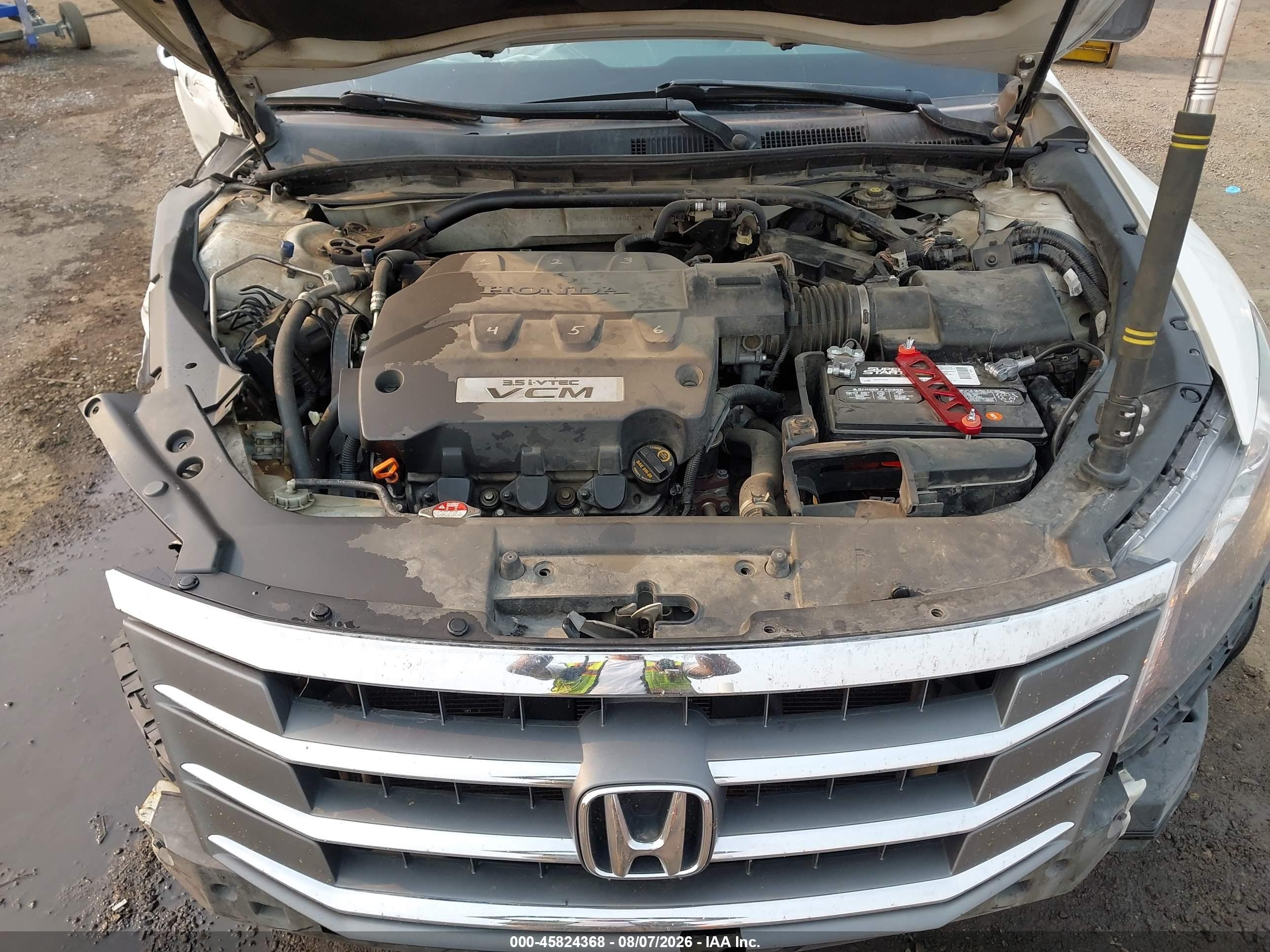 2010 Honda Accord Crosstour Ex-l Белый vin: 5J6TF2H53AL006795